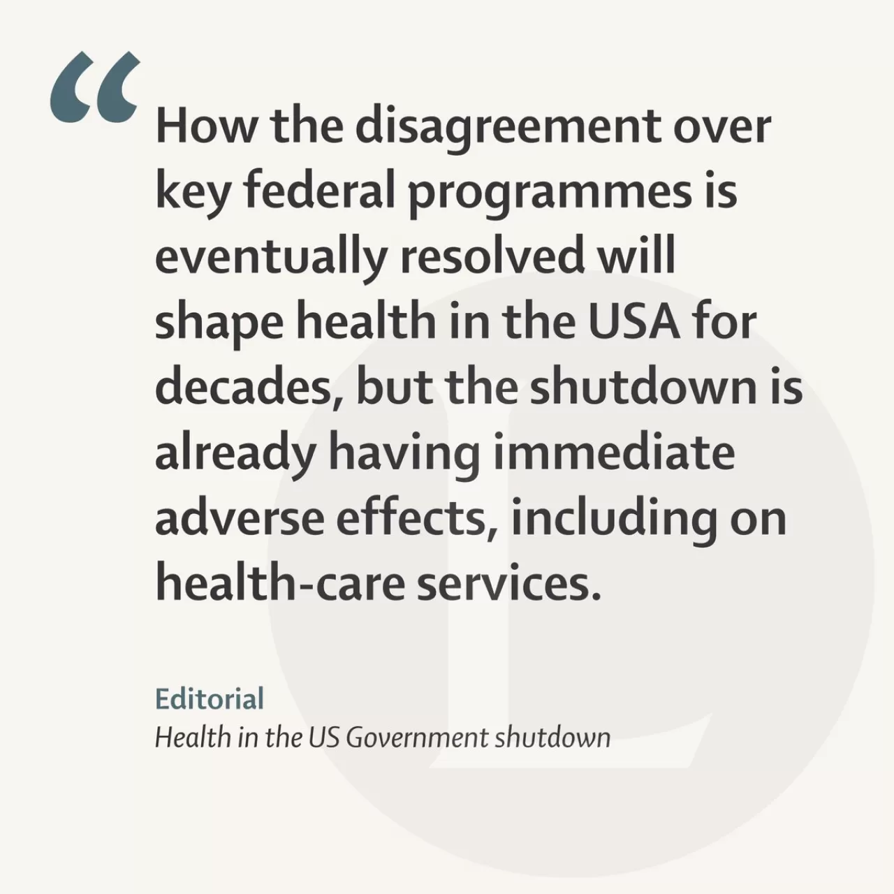 ABD'de Federal Hükümet Kapanmasının Sağlık Hizmetlerine Etkisi