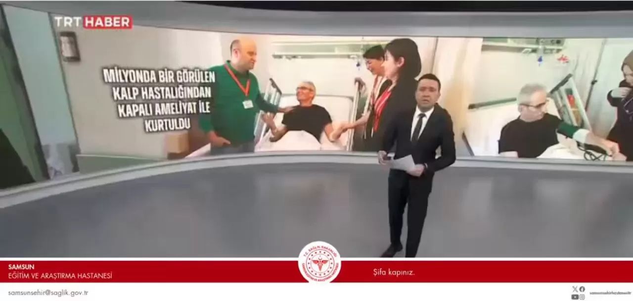 Samsun'da Milyonda Bir Görülen Kan Hastalığına Başarılı Operasyon