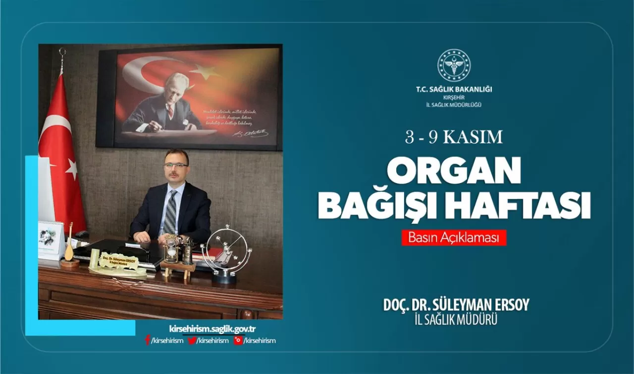 Kırşehir'de Organ Bağışı Haftası'nda Anlamlı Çağrı