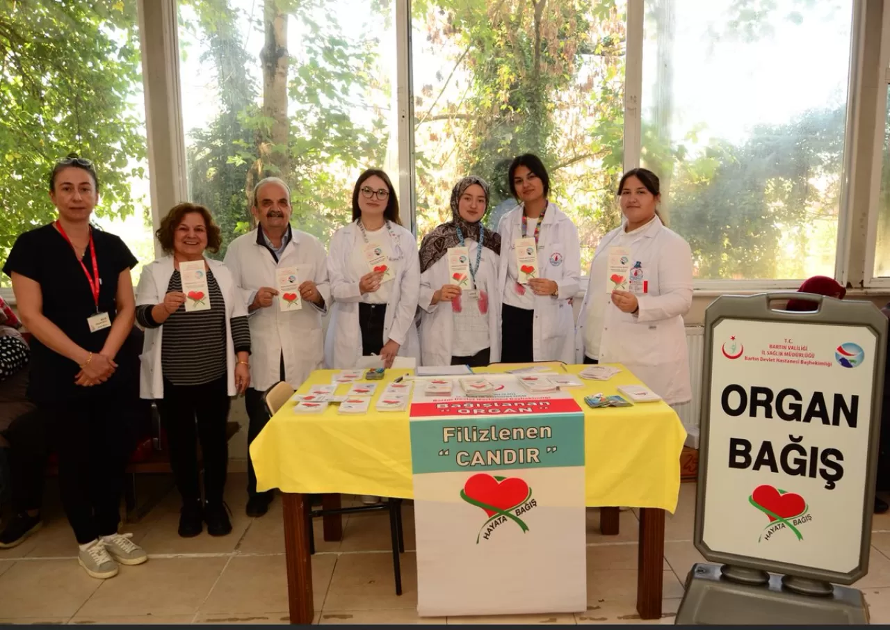 Bartın'da Organ Bağışı Haftası'nda Farkındalık Etkinlikleri Düzenlendi
