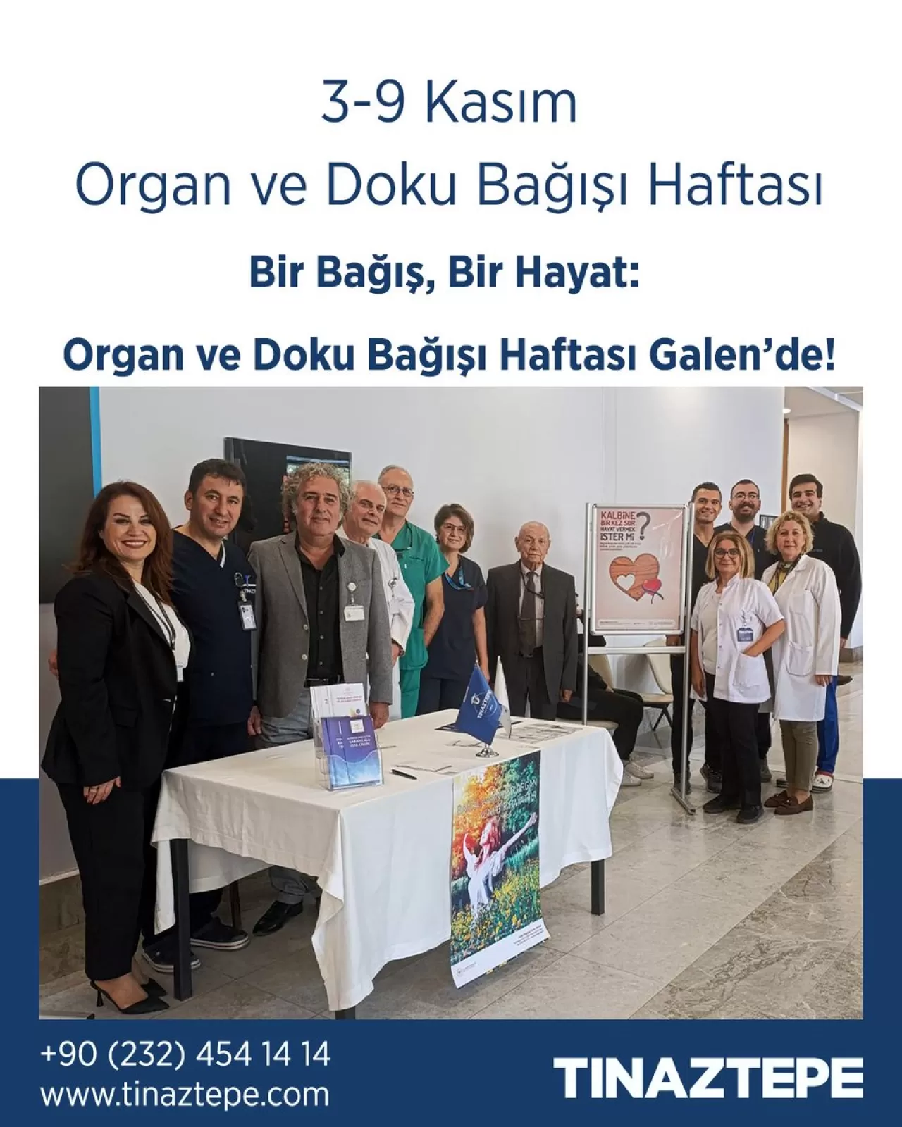 İzmir Tınaztepe'de Organ Bağışı Farkındalığı: Bilgilendirme Masası Kuruldu