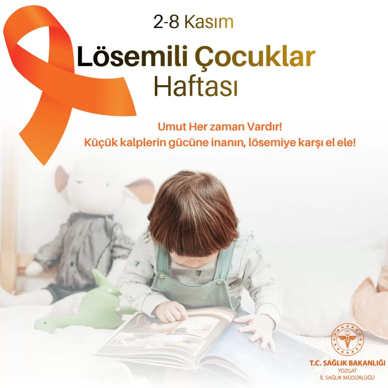 Yozgat'ta 2-8 Kasım Lösemili Çocuklar Haftası Farkındalık Etkinlikleri