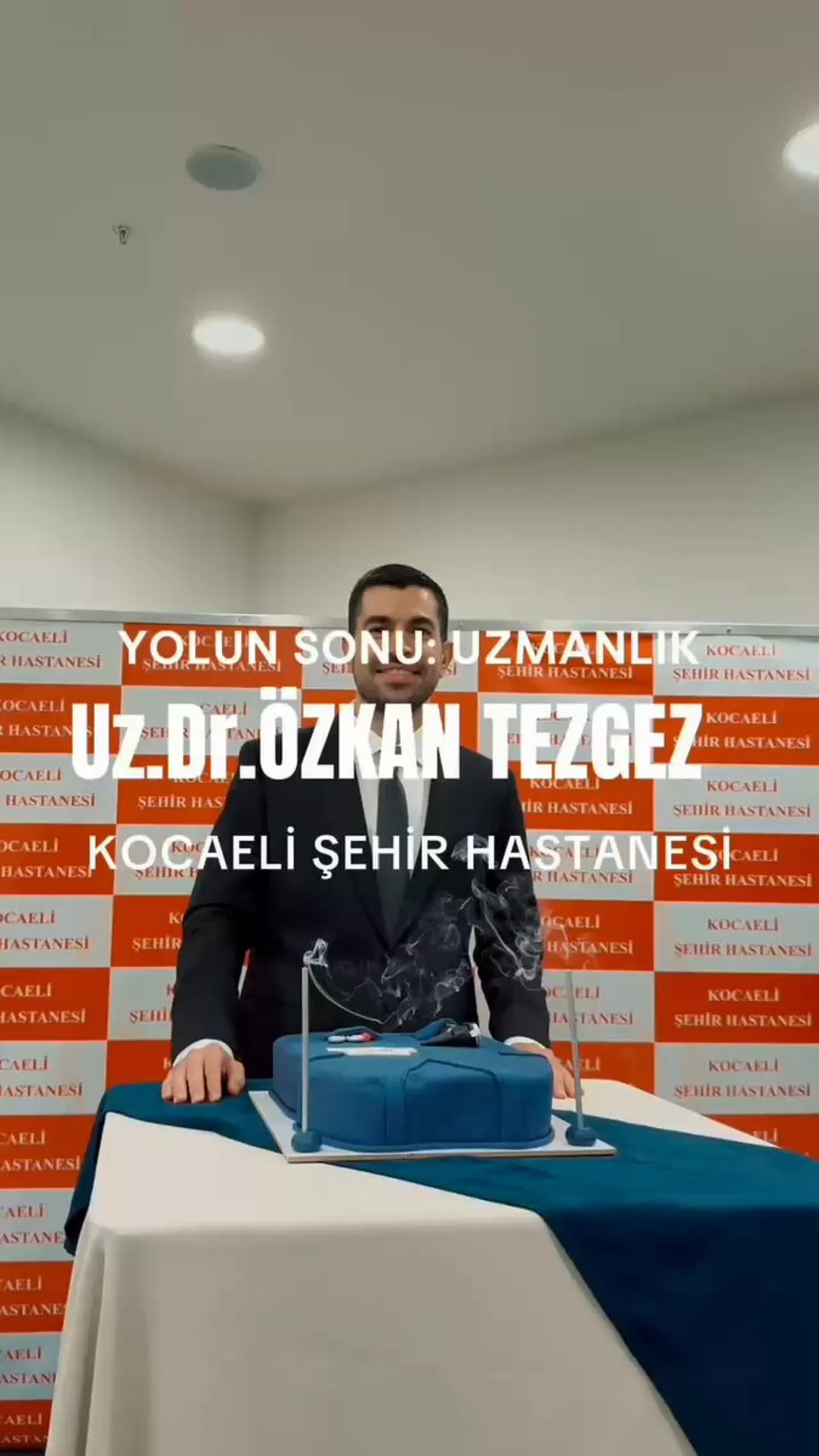 Kocaeli Şehir Hastanesi'nden Bir Başarı Hikayesi: Dr. Özkan Tezgez Kulak Burun Boğaz Uzmanı Oldu