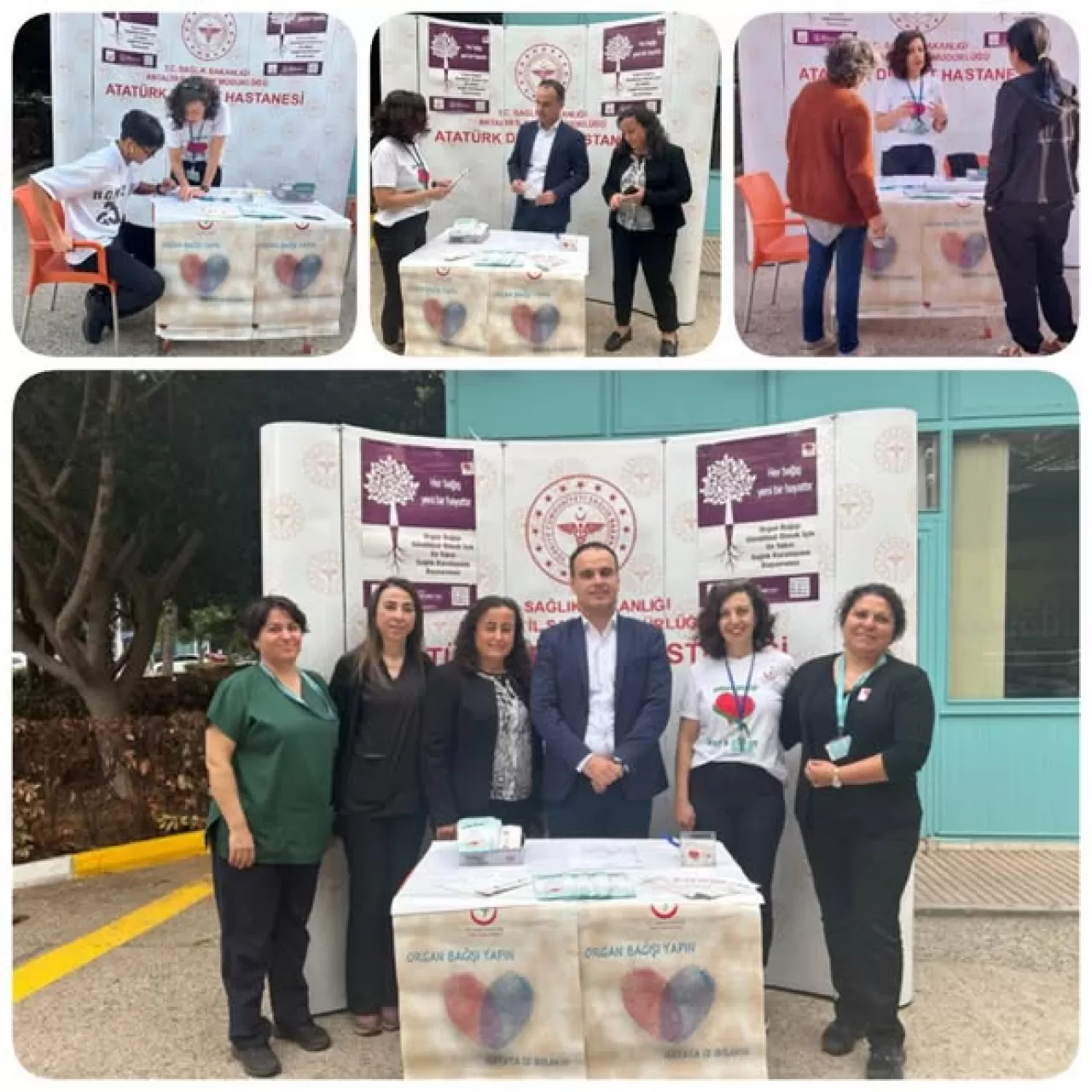 Antalya'da Organ Bağışı Haftası'nda Anlamlı Farkındalık Etkinliği