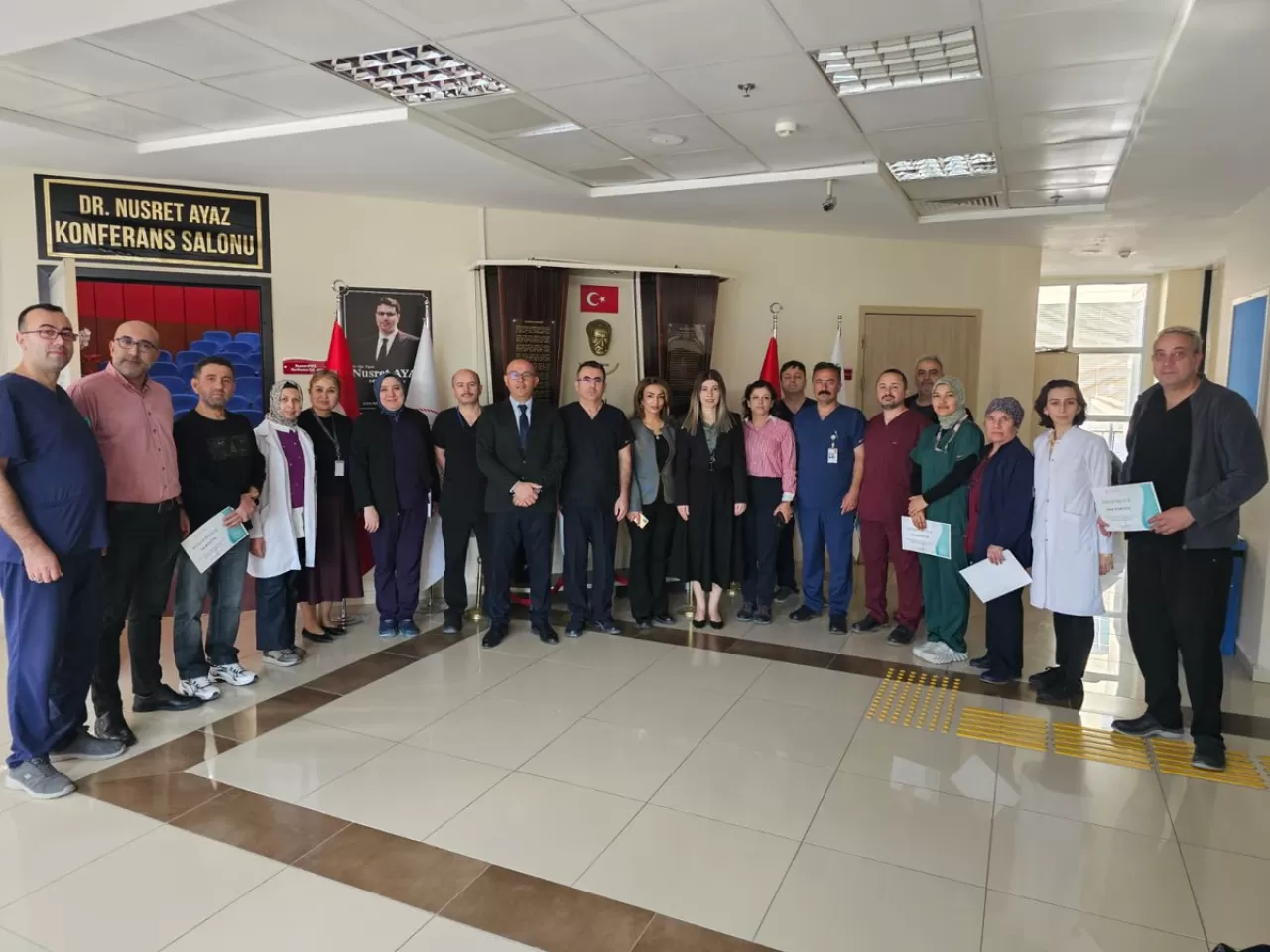 Niğde'de Ameliyathane Hemşireleri Sertifikalarını Aldı