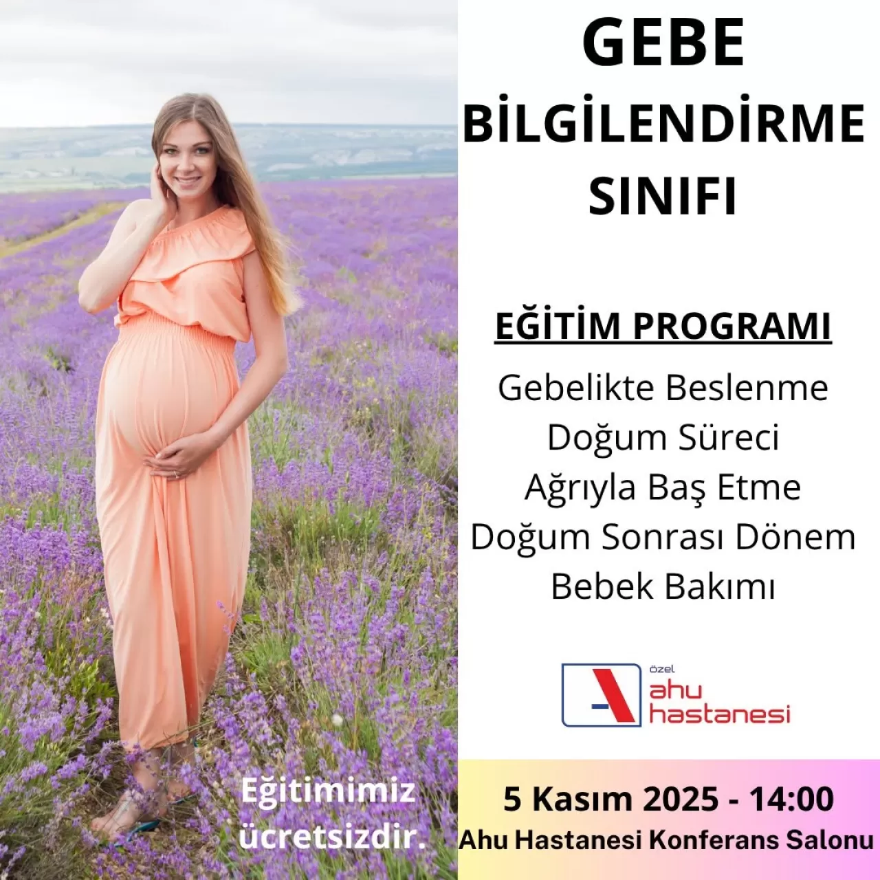 Muğla'da Anne ve Baba Adaylarına Ücretsiz Gebe Eğitimi