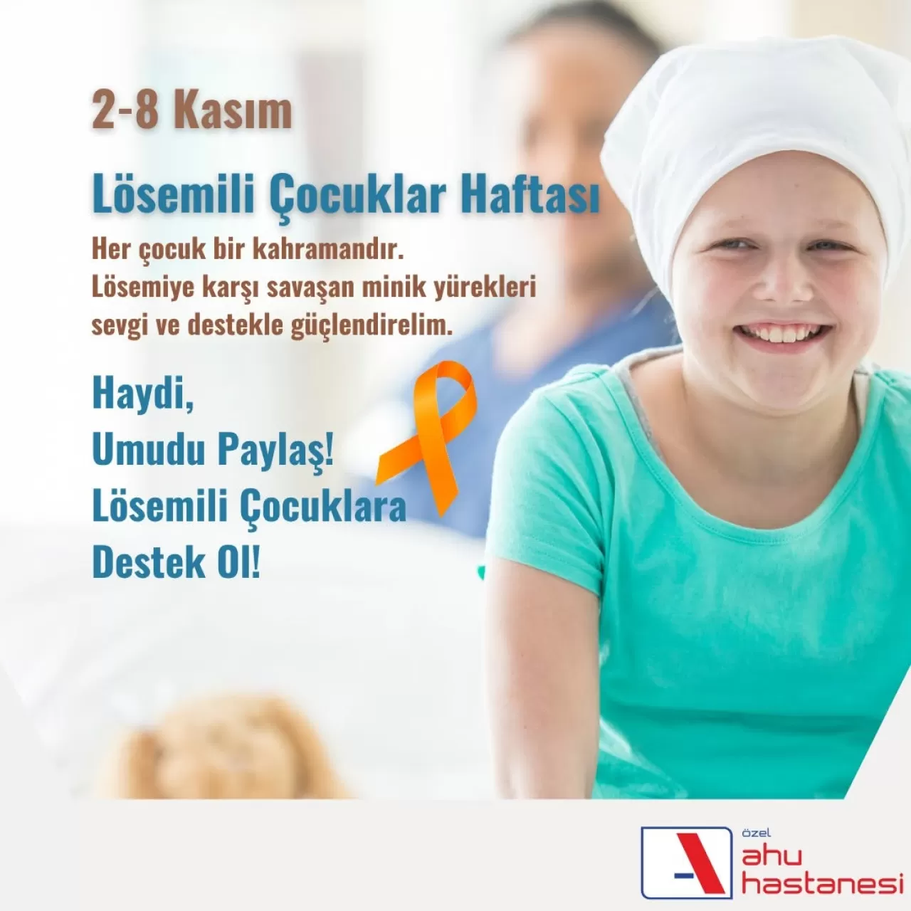 Muğla'da Lösemili Çocuklar Haftası'nda Umut ve Sevgi Mesajı