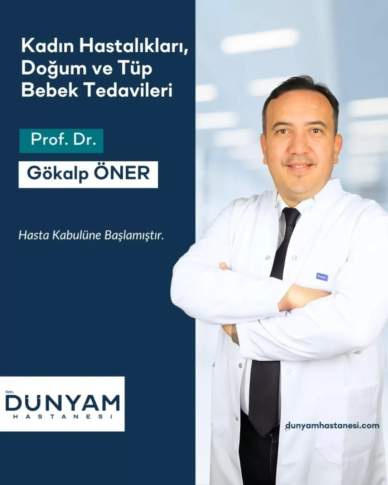 Prof. Dr. Gökalp Öner, Kayseri Dünyam Hastanesi'nde Hasta Kabulüne Başladı