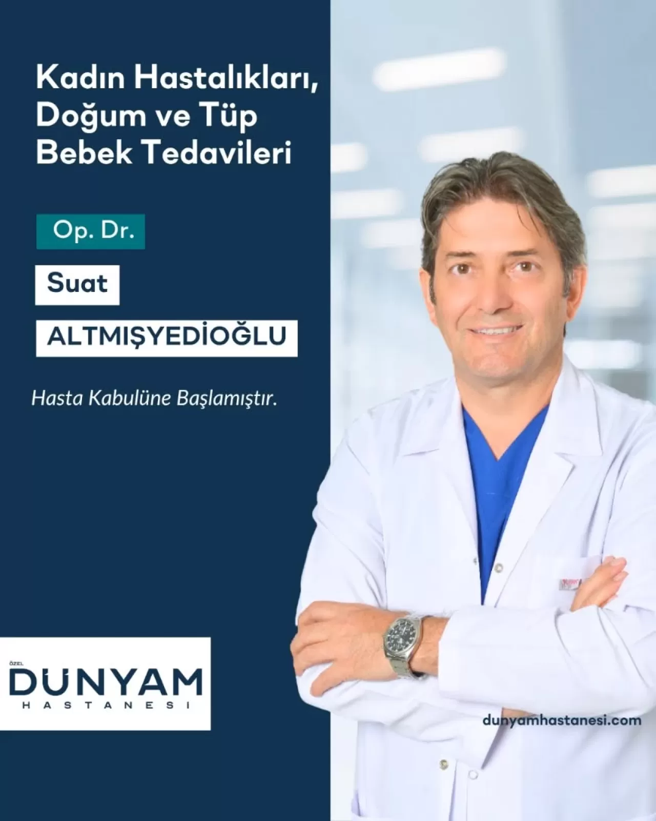 Op. Dr. Suat Altmışyedi Kayseri Dünyam Hastanesi'nde Hizmet Vermeye Başladı