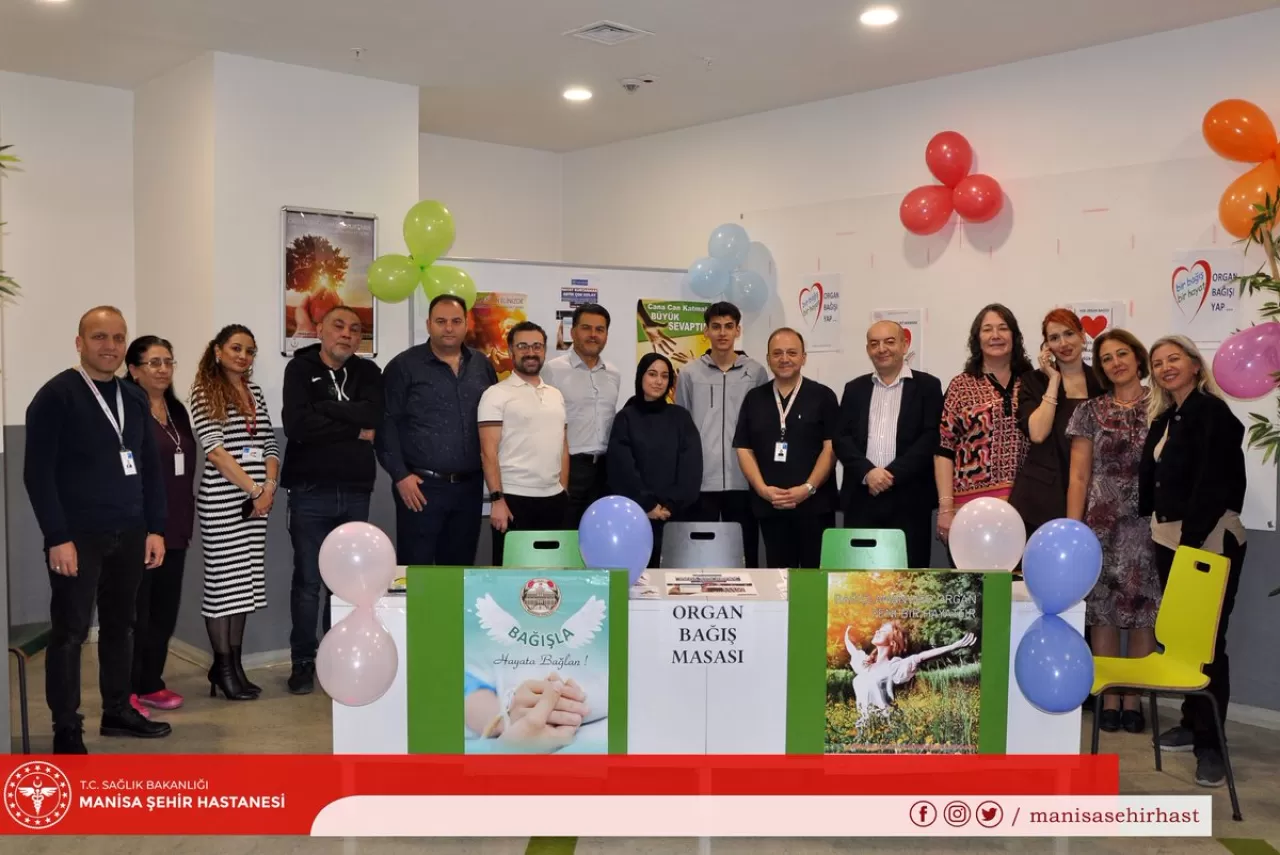 Manisa Şehir Hastanesi'nde Organ Bağış Haftası Etkinliği Düzenlendi