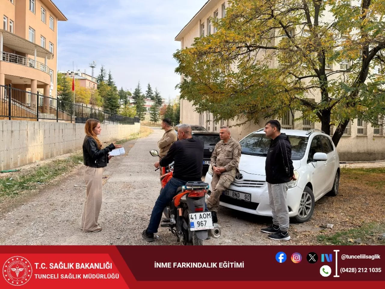 Tunceli'de Dünya İnme Günü'nde Farkındalık Eğitimleri Düzenlendi