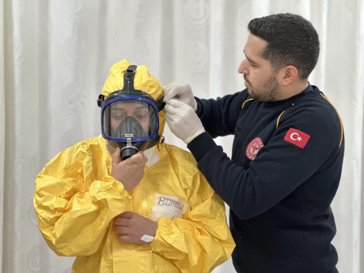 Kırklareli'nde KBRN Turuncu Kod Tatbikatı Gerçekleştirildi