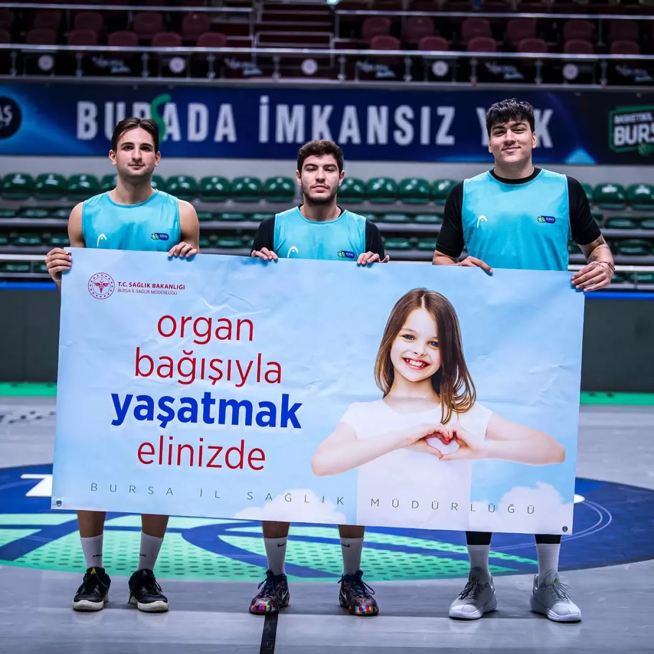 Bursa'da Tofaş Spor Kulübü Basketbolcuları Organ Bağışına Dikkat Çekti