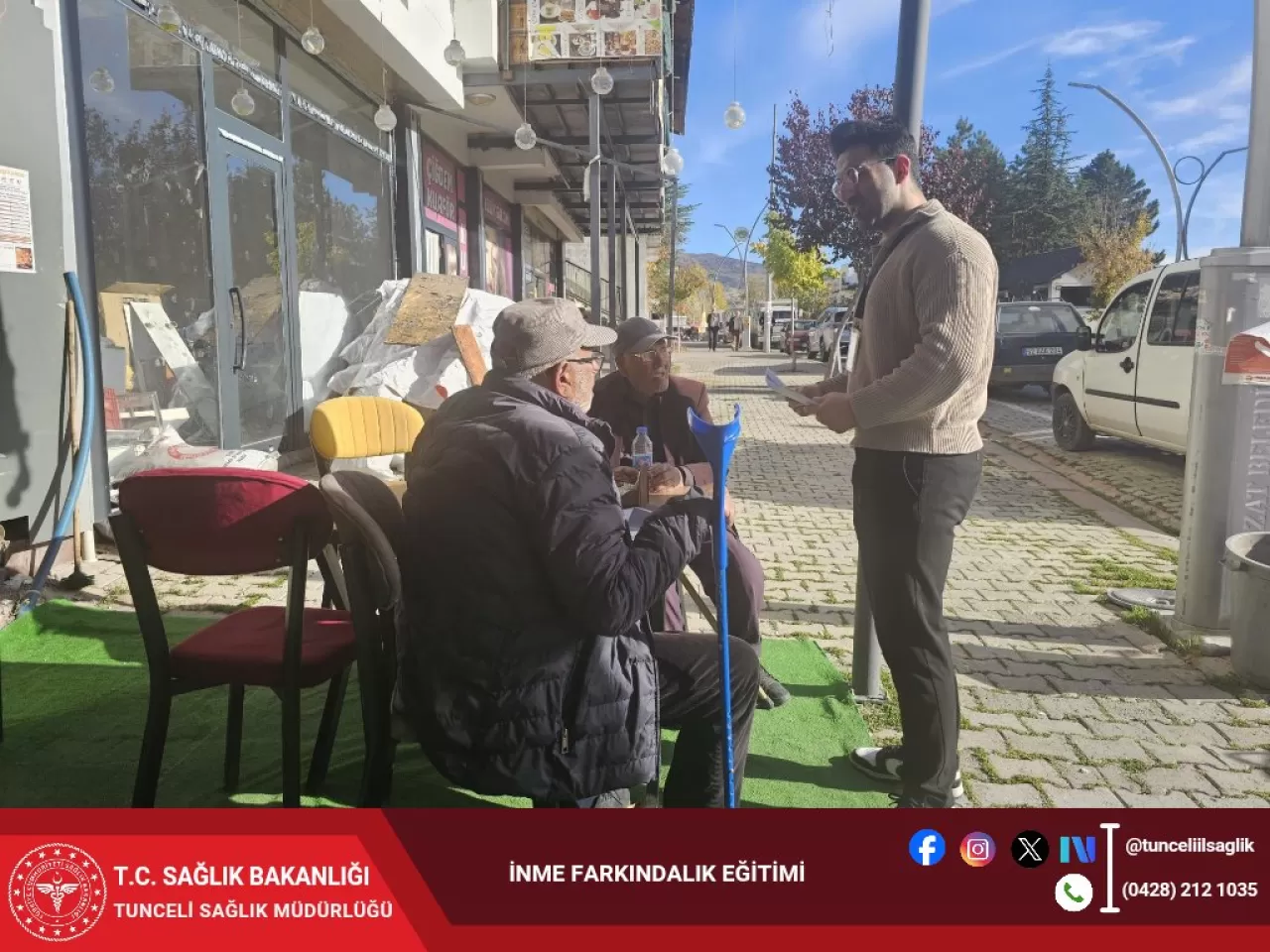 Hozat'ta Dünya İnme Günü'nde Farkındalık Eğitimleri Düzenlendi