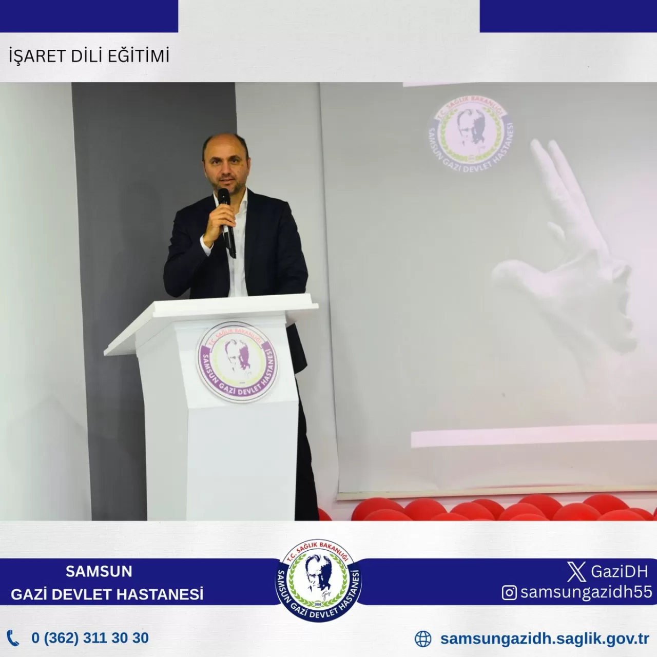 Samsun Gazi Devlet Hastanesi'nde İşitme Engelliler için İşaret Dili Kursu Başladı