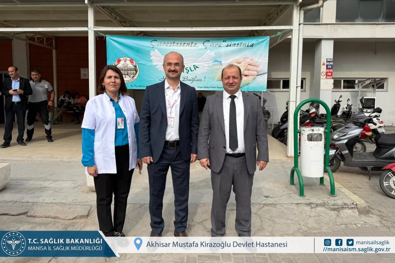 Manisa İl Sağlık Müdürü Dr. Mehmet Fatih Zeren, Akhisar Mustafa Kirazoğlu Devlet Hastanesi'nde İncelemelerde Bulundu