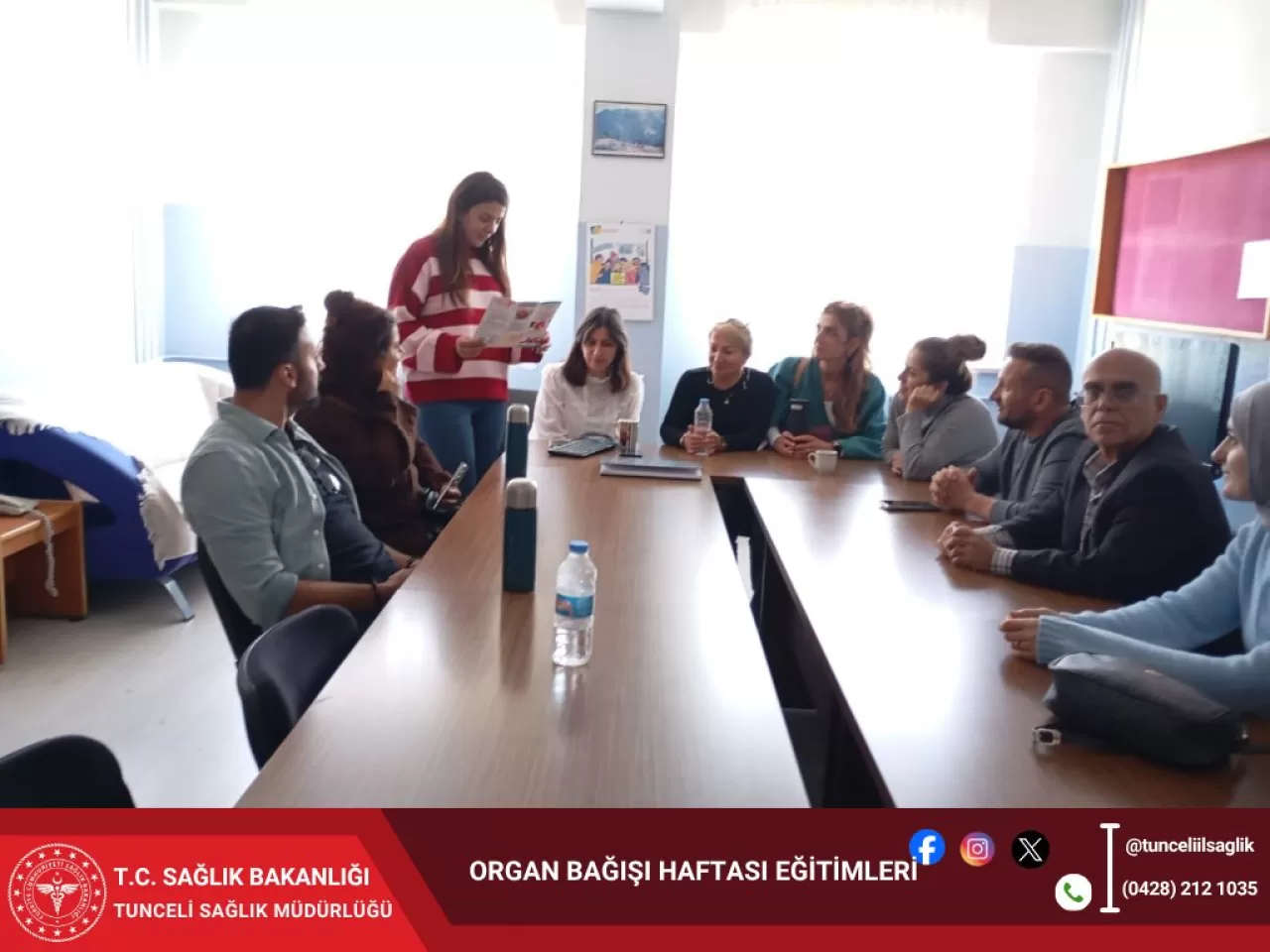 Tunceli'de Organ Bağışı Haftası'nda Önemli Bilgilendirme Çalışması Yapıldı