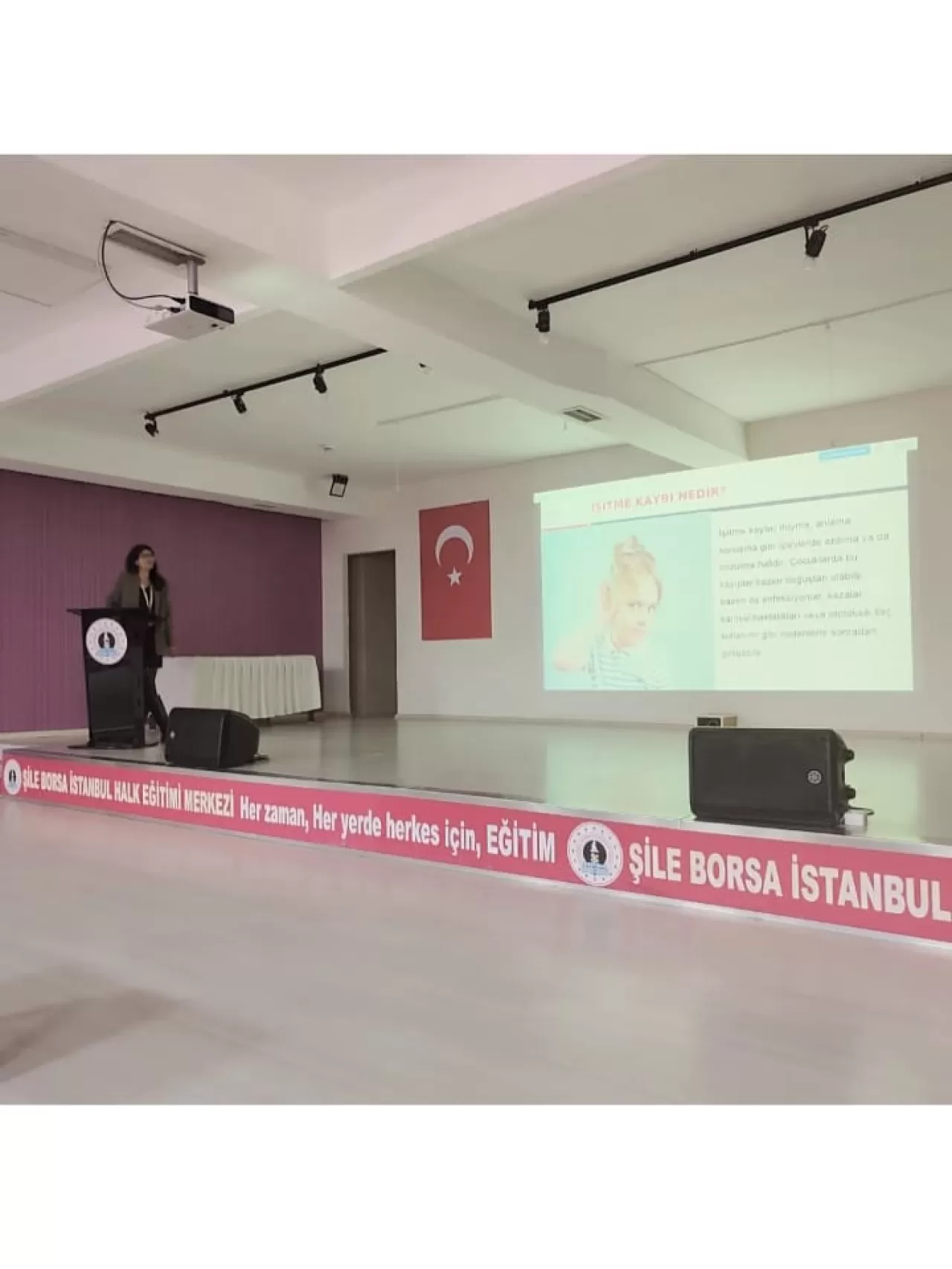 Şile'de Okul Çağı İşitme Tarama Programı Kapsamında Eğitim Verildi