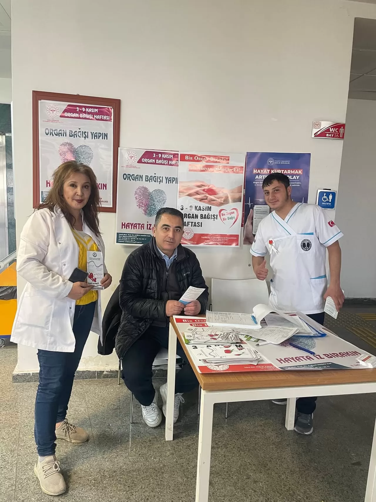 Ardahan'da Organ Bağışı Haftası'nda Hastalar Bilgilendirildi