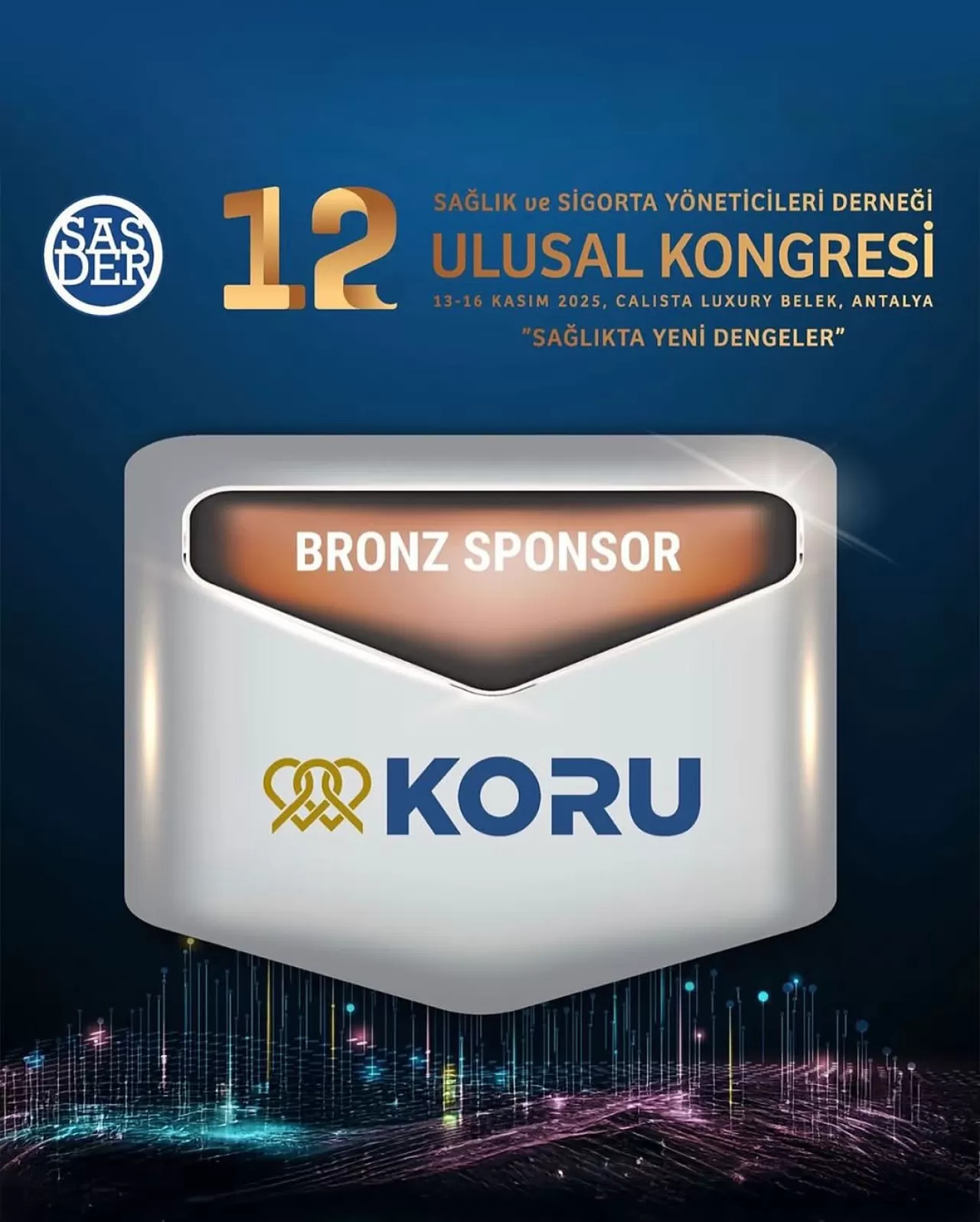 Koru Sağlık Grubu, SASDER 12. Ulusal Kongresi'nde Bronz Sponsor Olarak Yer Alacak