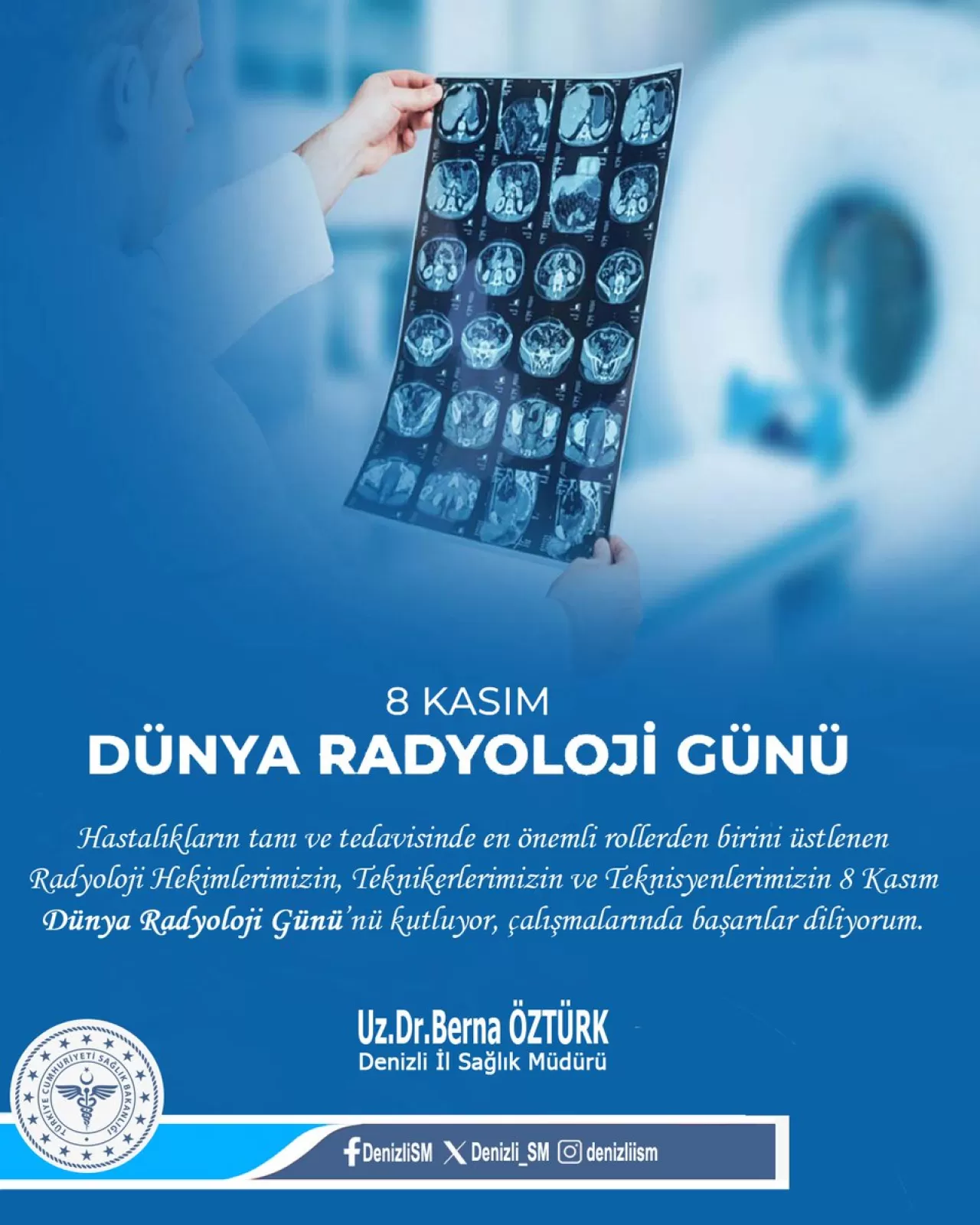 Denizli'de 8 Kasım Dünya Radyoloji Günü Kutlandı