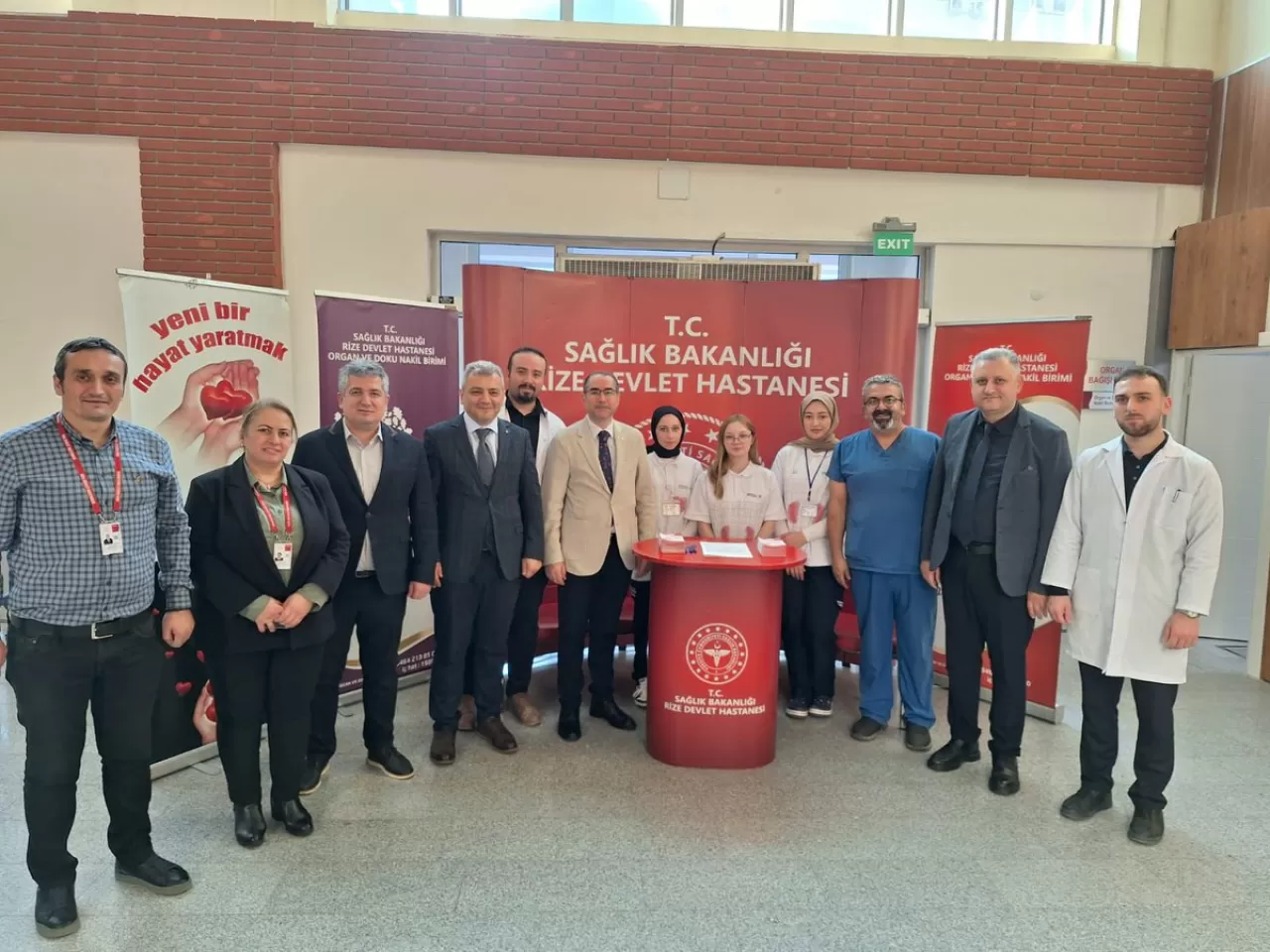 Rize Devlet Hastanesi'nde Organ Bağışı Haftası'nda Farkındalık Eğitimi