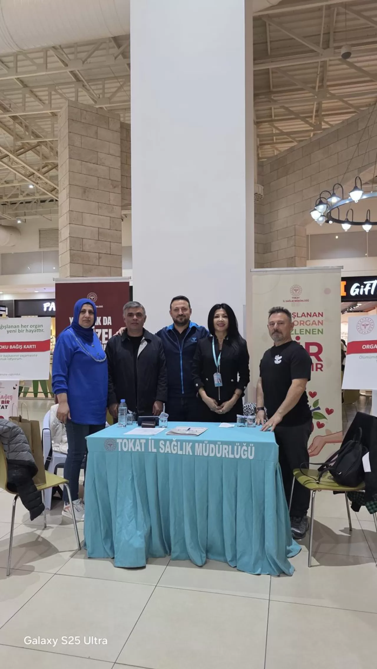 Tokat'ta Organ Bağışı Farkındalığı Novada AVM'de Büyüyor