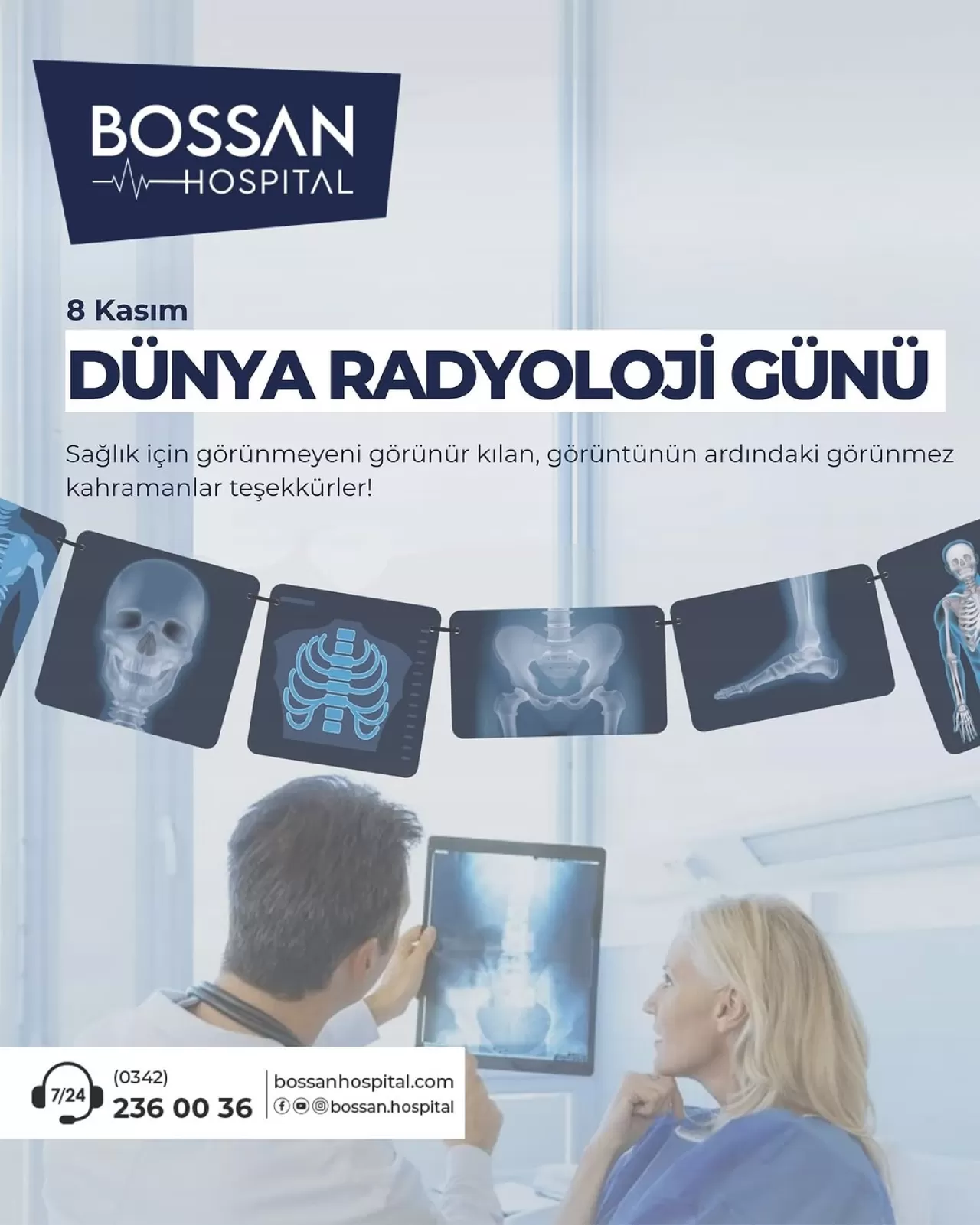 8 Kasım Dünya Radyoloji Günü'nde Tanı ve Tedavinin Önemi Vurgulandı
