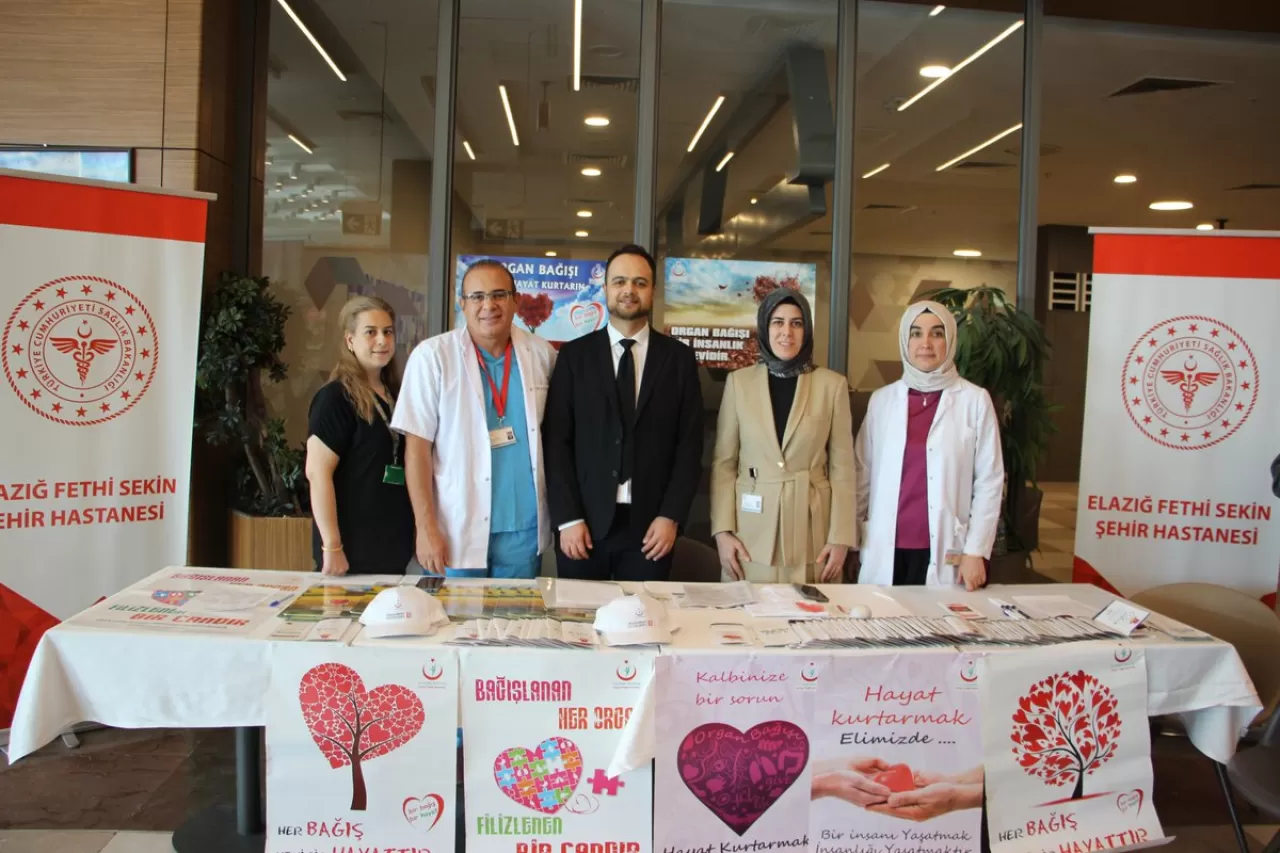 Elazığ Fethi Sekin Şehir Hastanesi'nde Organ Bağışı Haftası'nda Anlamlı Etkinlik