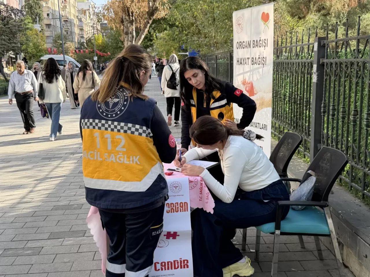 Siirt'te Organ Bağışı Haftası'nda Vatandaşlar Bilgilendirildi