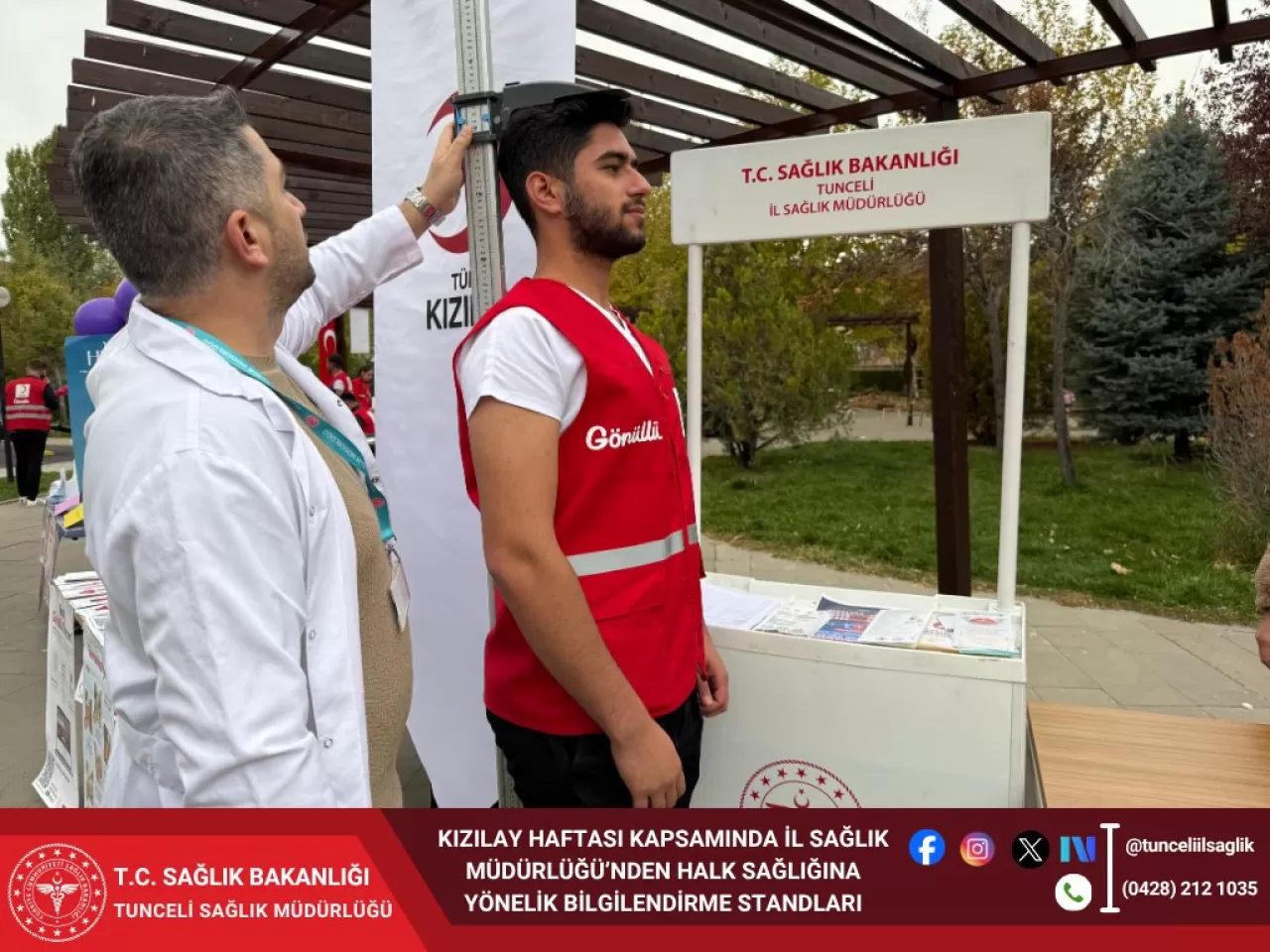 Tunceli'de Kızılay Haftası'nda Sağlık Seferberliği: Ücretsiz Danışmanlık ve Bilgilendirme