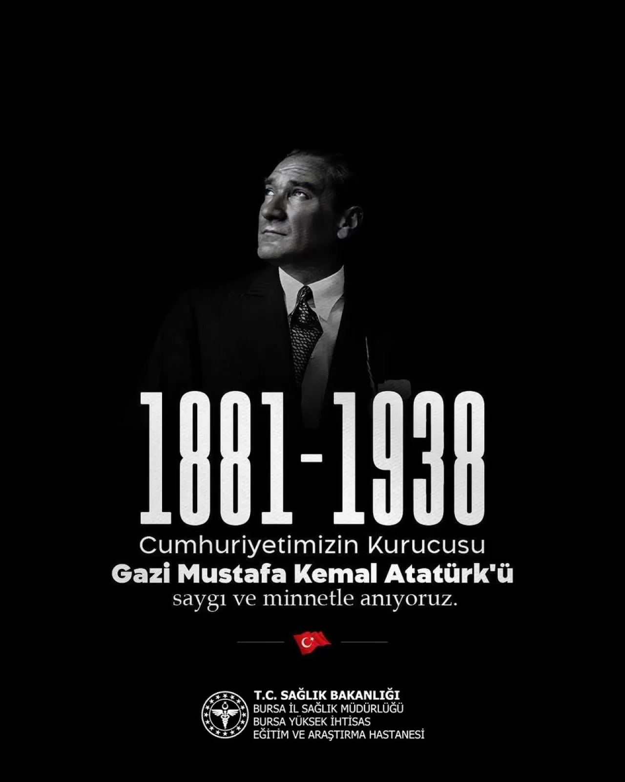 10 Kasım'da Atatürk, Bursa'da Törenle Anıldı
