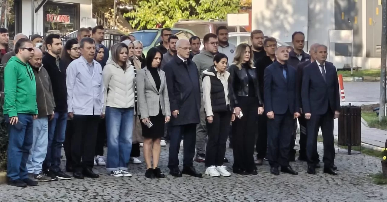 Safranbolu Devlet Hastanesi'nde 10 Kasım Atatürk'ü Anma Töreni