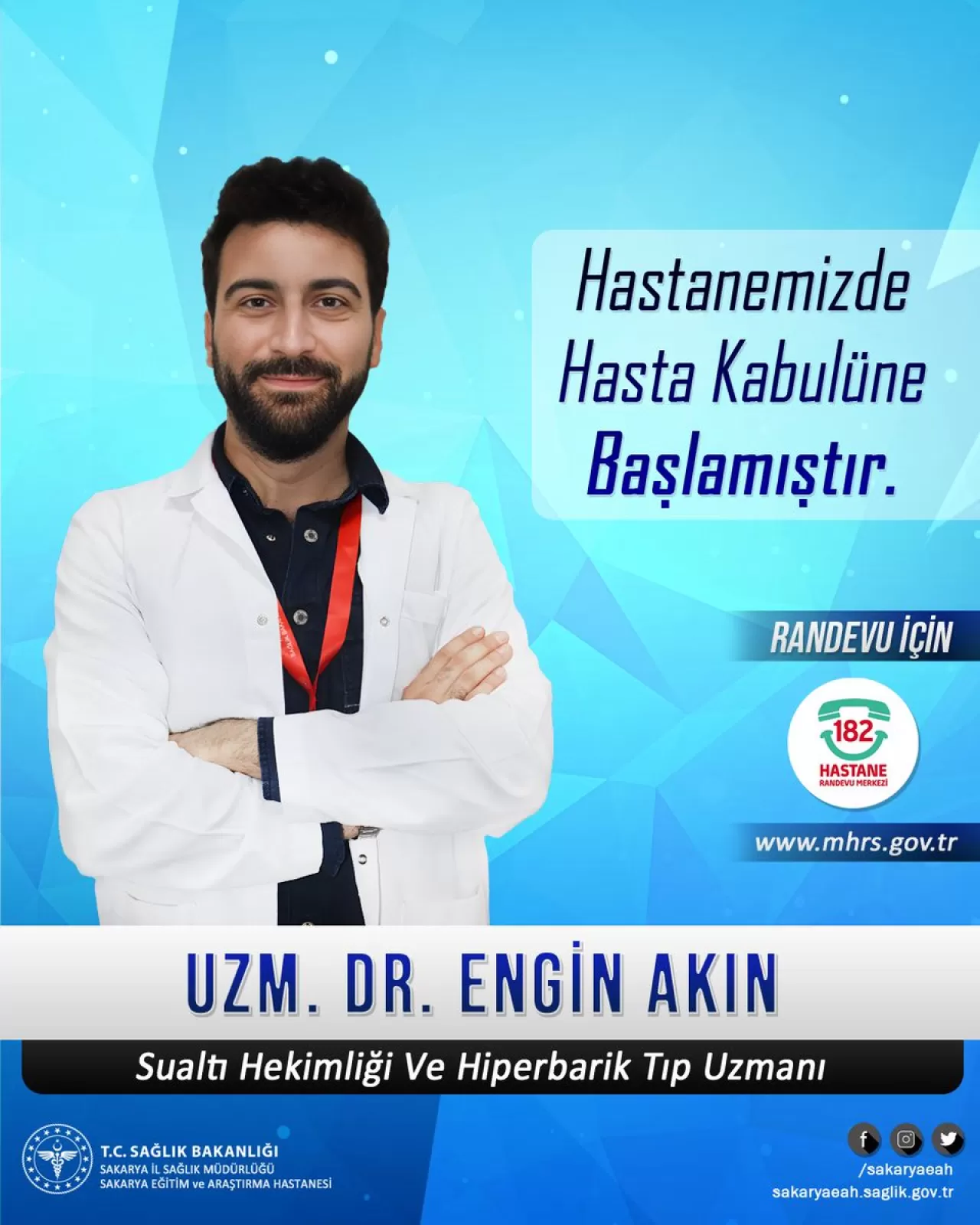 SAÜEAH'da Su Altı Hekimliği ve Hiperbarik Tıp Hizmeti Başladı