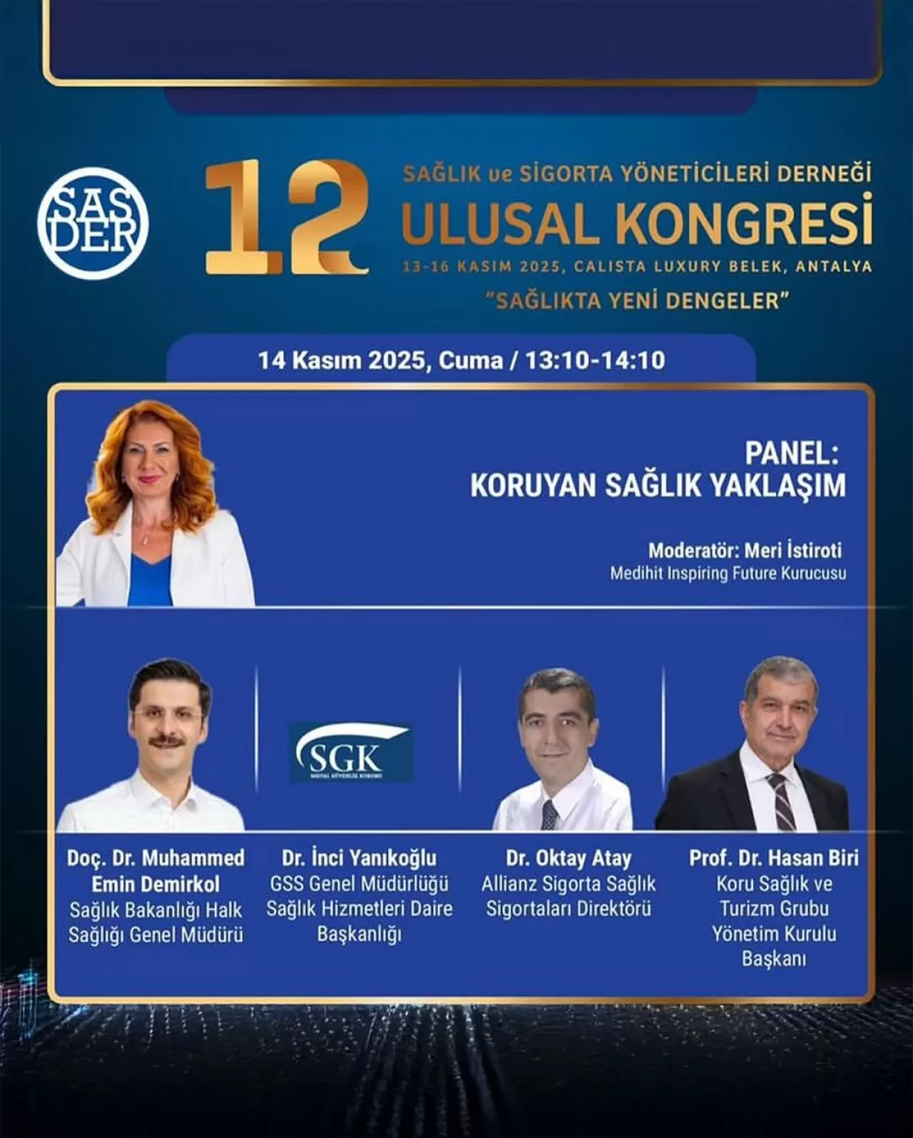 Özel Koru Hastanesi, SASDER 12. Ulusal Kongresi'nde Bronz Sponsor Oldu