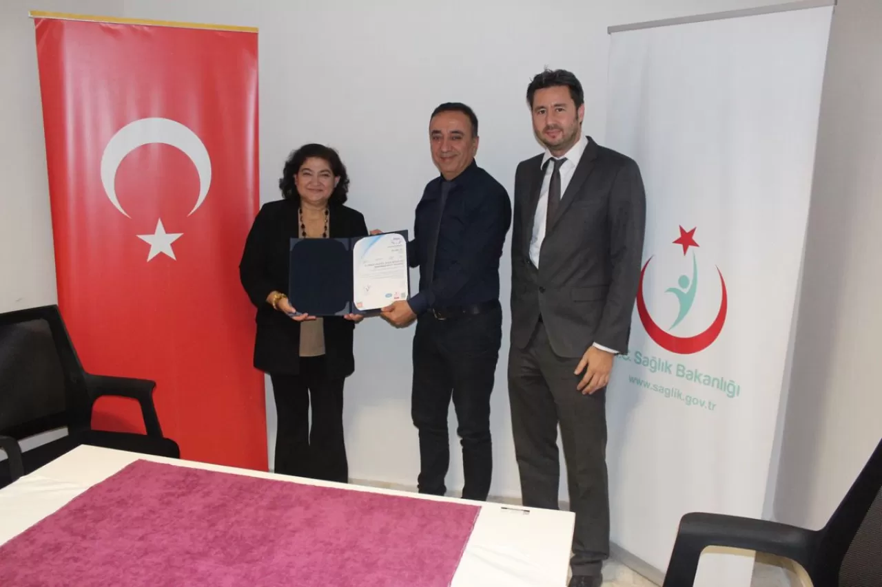 Denizli Servergazi Devlet Hastanesi'ne Enerji Yönetiminde Prestijli Belge