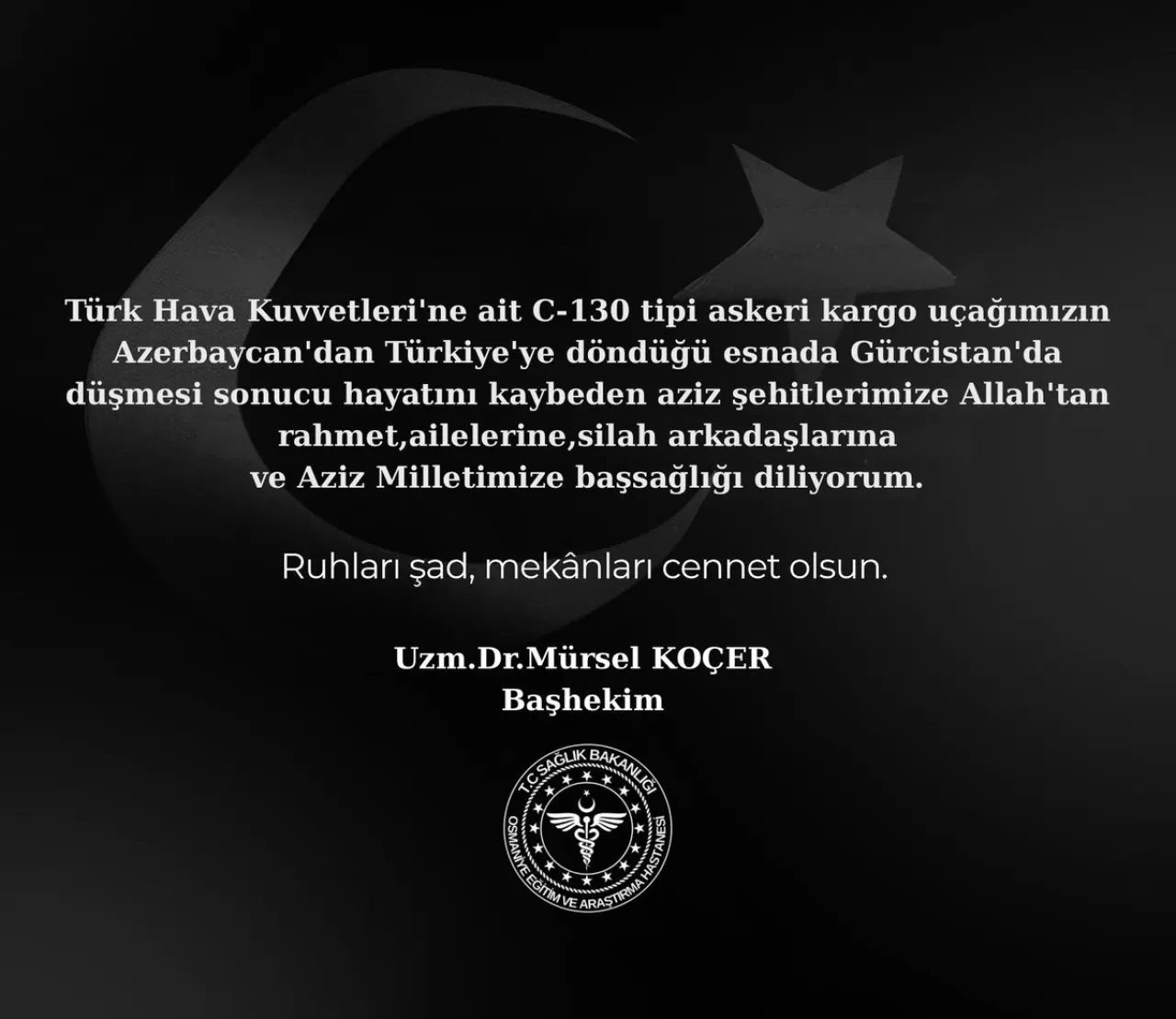 Osmaniye Devlet Hastanesi'nde Acı Gün: Vatandaşlarımızın Başı Sağ Olsun