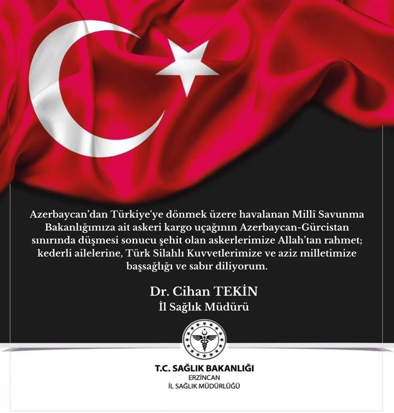 Erzincan'da Yaşanan Acı Olay: Milletimizin Başı Sağ Olsun