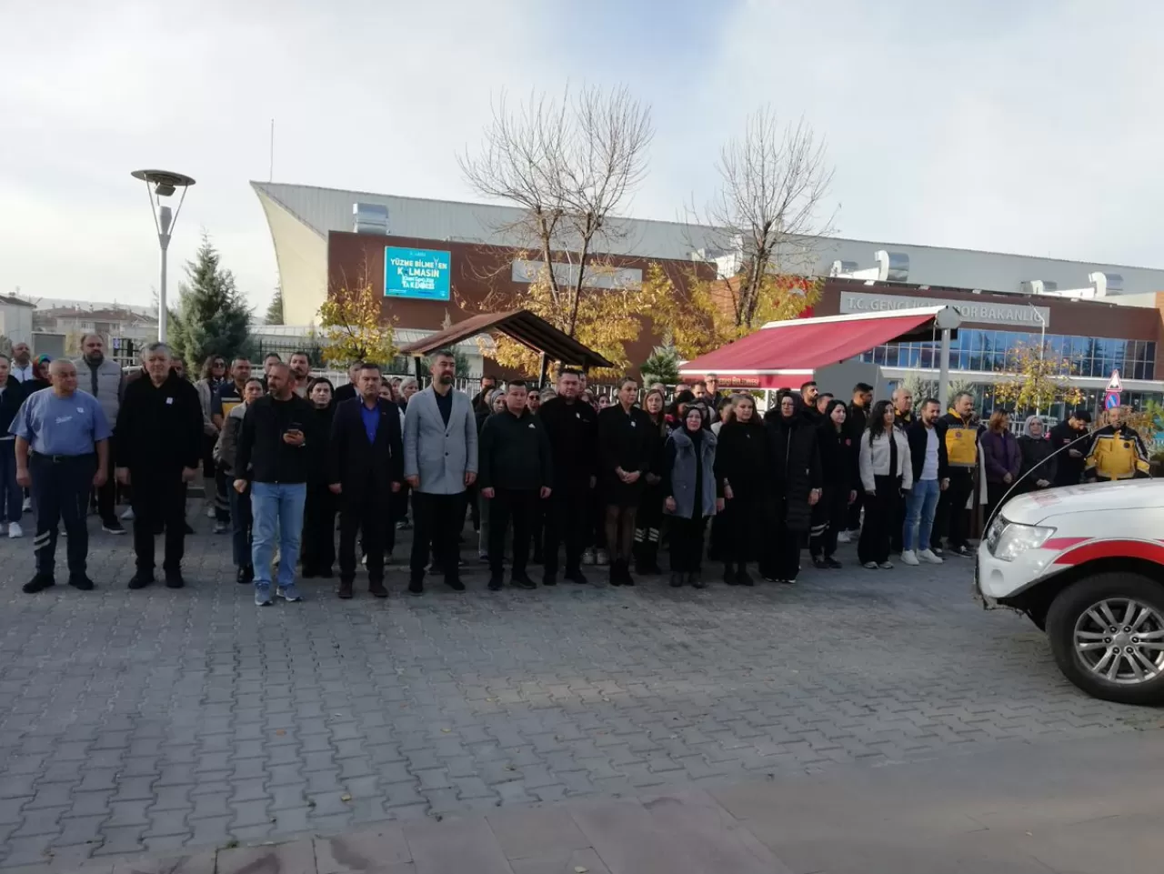 Eskişehir'de Sağlık Çalışanlarından Atatürk'e Anma