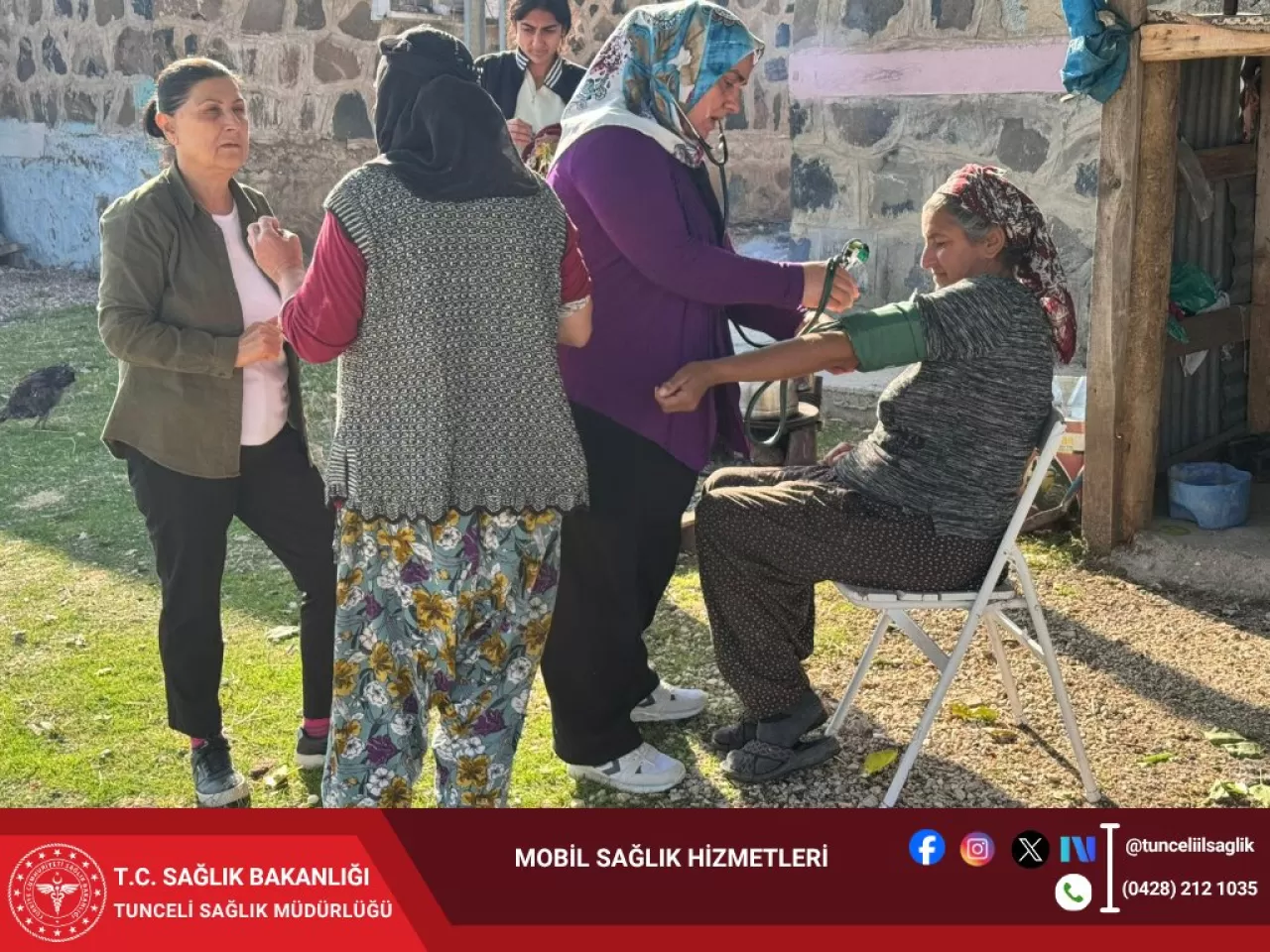 Tunceli'de Köylere Mobil Sağlık Hizmeti