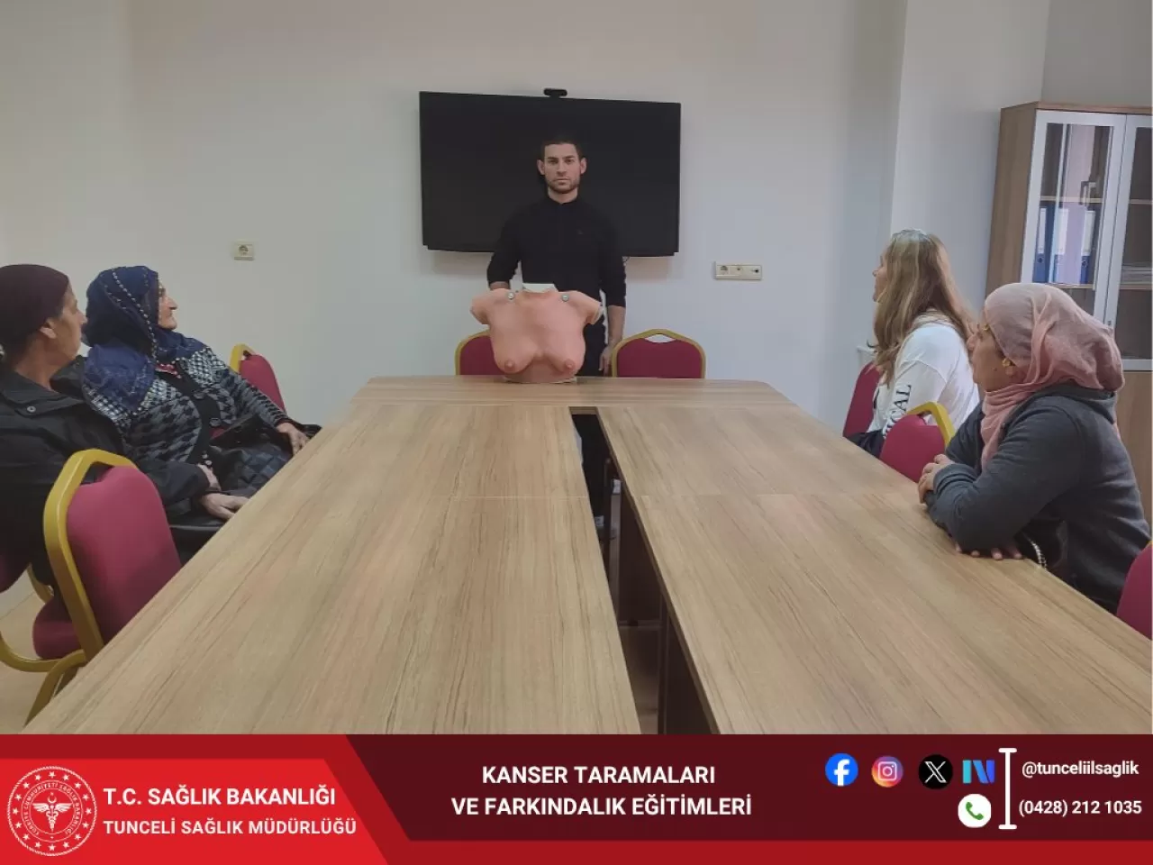Tunceli'de Kanser Taramaları ile Erken Teşhis Seferberliği
