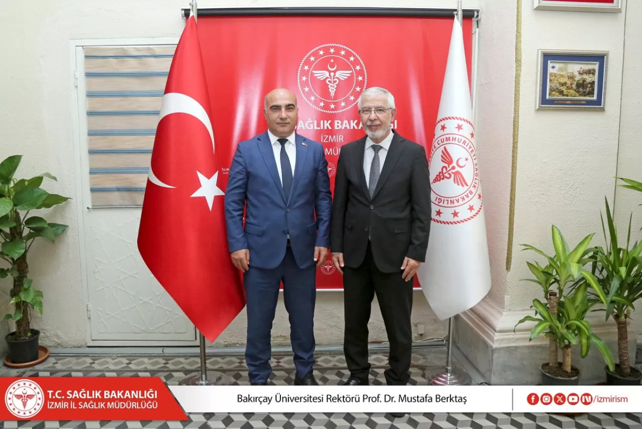 İzmir İl Sağlık Müdürlüğü ile Bakırçay Üniversitesi Arasında İş Birliği Görüşmeleri