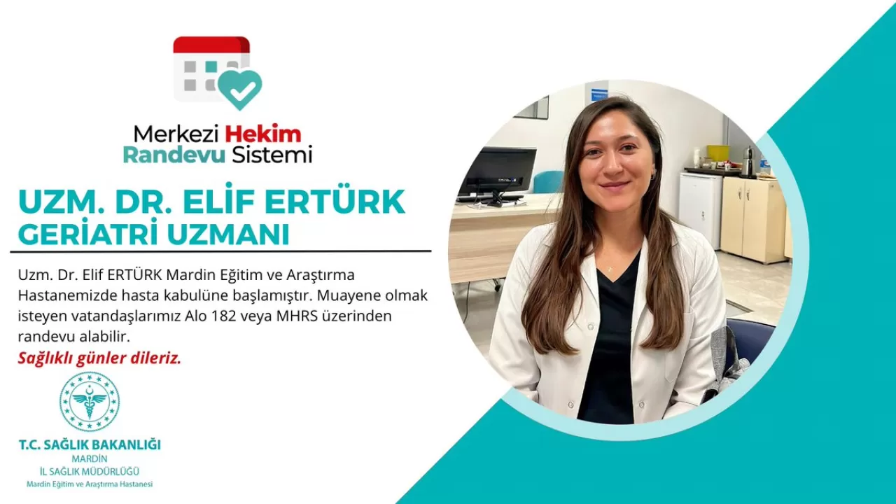 Mardin Eğitim ve Araştırma Hastanesi'ne Yeni Uzman Doktor