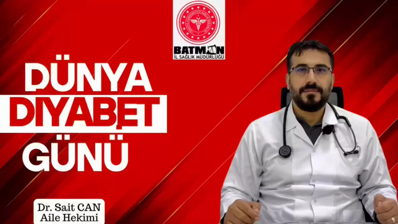 Batman'da Diyabetle Mücadelede Kontrol ve Farkındalık Vurgusu
