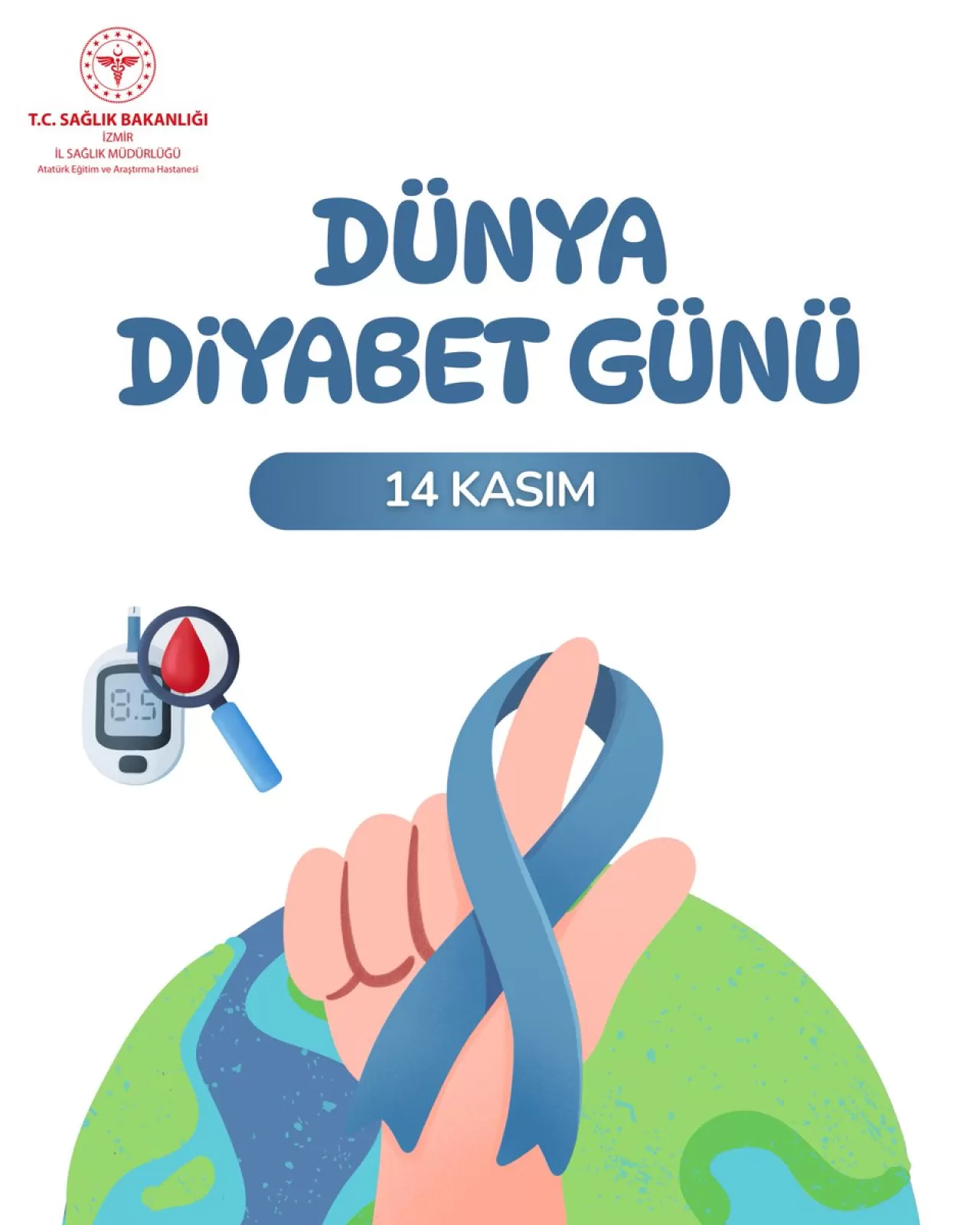 14 Kasım Dünya Diyabet Günü'nde Diyabetle Mücadelede Erken Tanı ve Takibin Önemi Vurgulandı