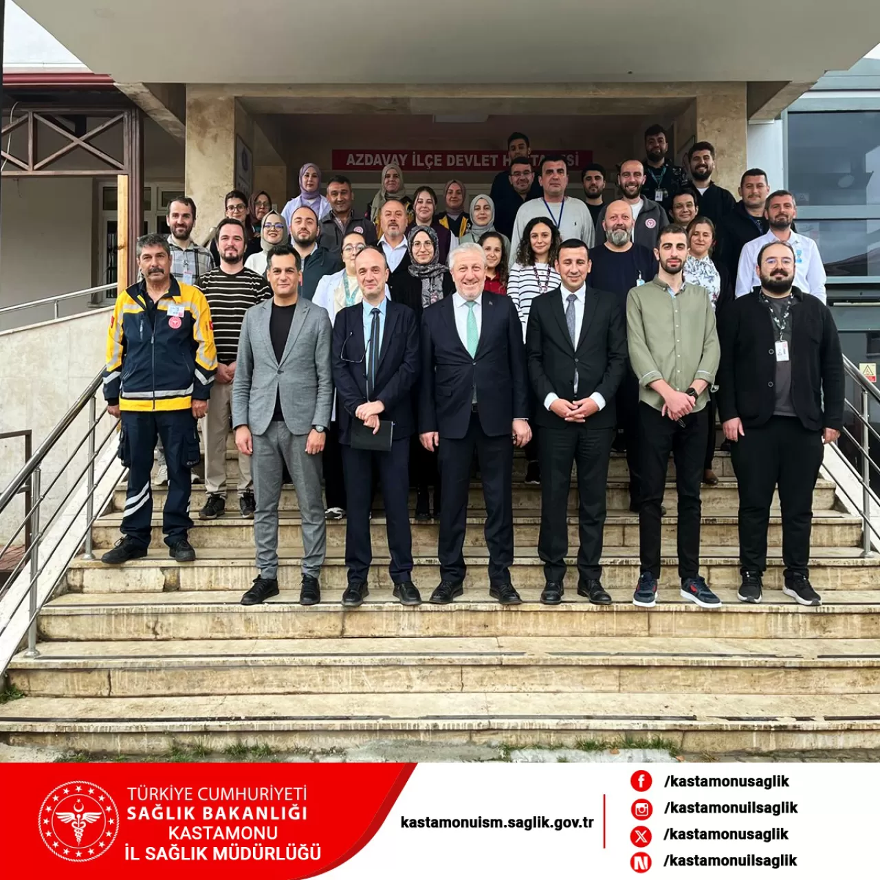 Kastamonu İl Sağlık Müdürü Dr. Fevzi Yavuzyılmaz, Azdavay'da İncelemelerde Bulundu