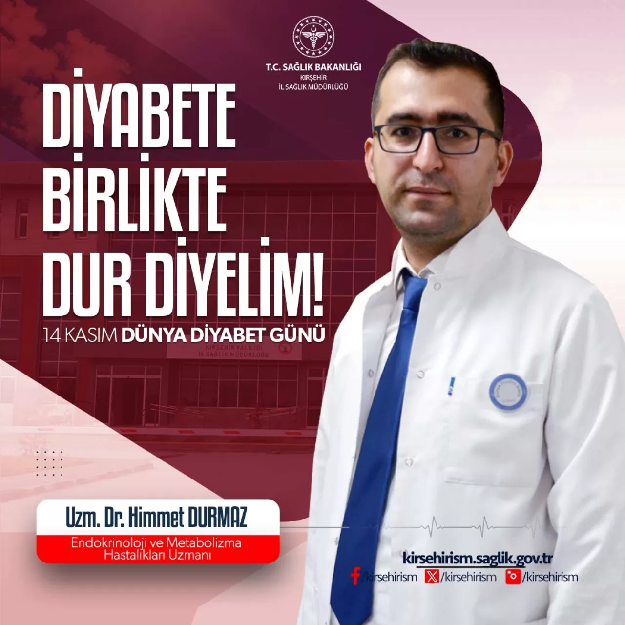 Kırşehir'de 14 Kasım Dünya Diyabet Günü Etkinlikleri