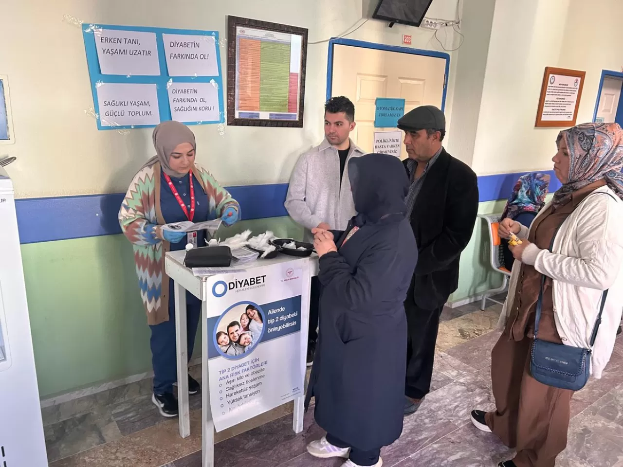 Denizli Serinhisar'da Dünya Diyabet Günü'nde Farkındalık Etkinliği