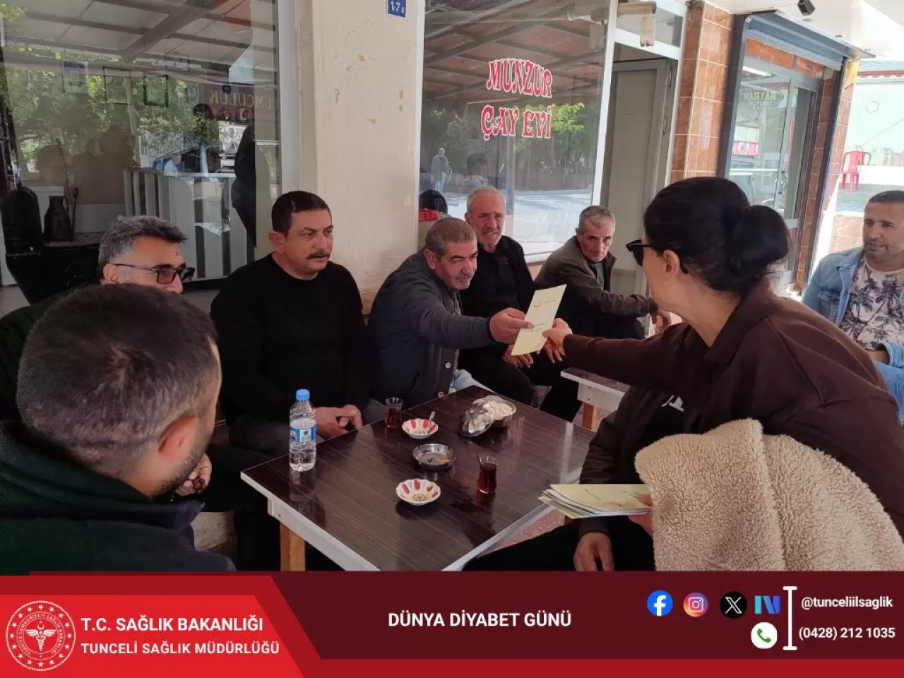 Tunceli'de 14 Kasım Dünya Diyabet Günü'nde Ücretsiz Tarama ve Eğitim