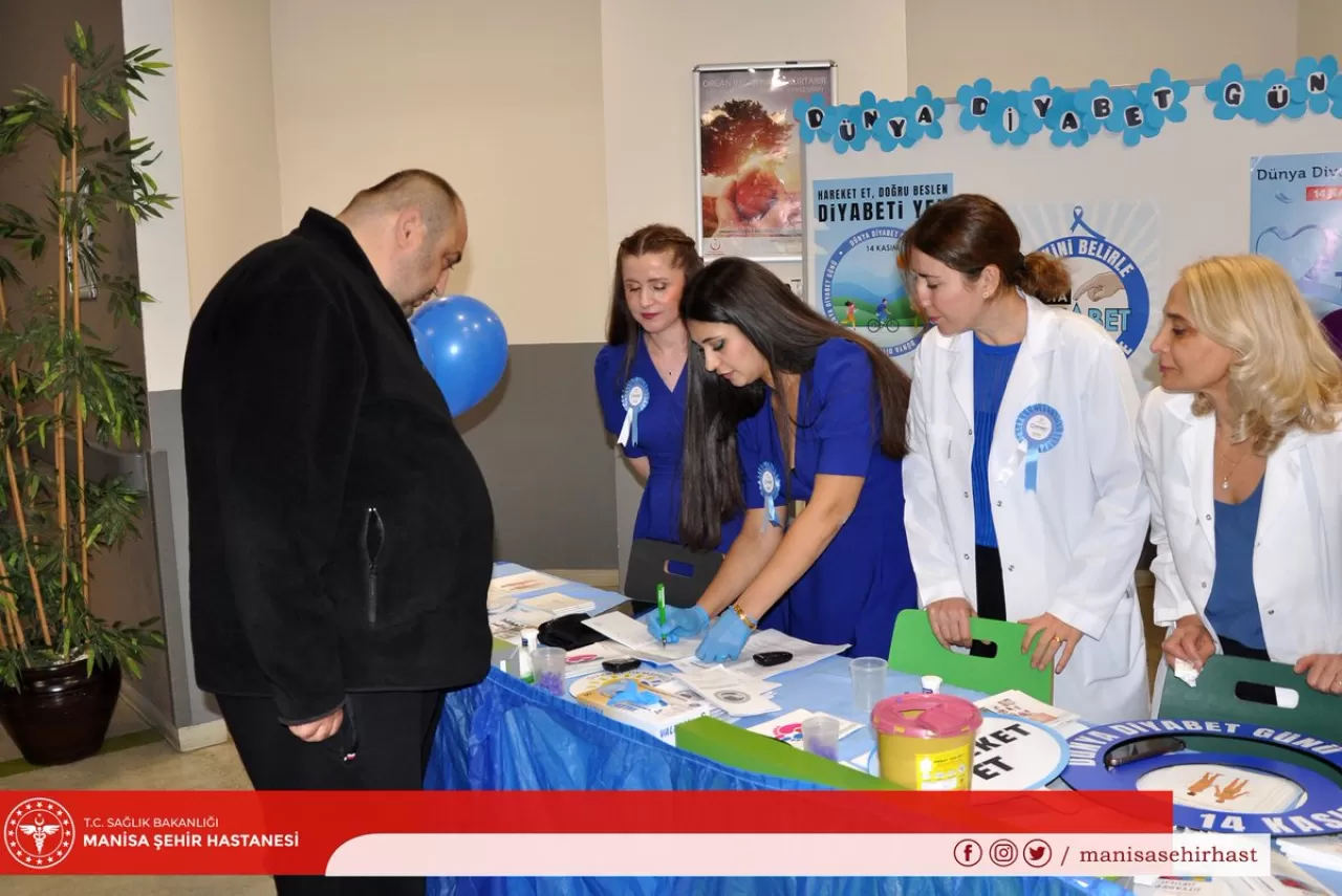 Manisa Şehir Hastanesi'nde Dünya Diyabet Günü Farkındalık Etkinliği